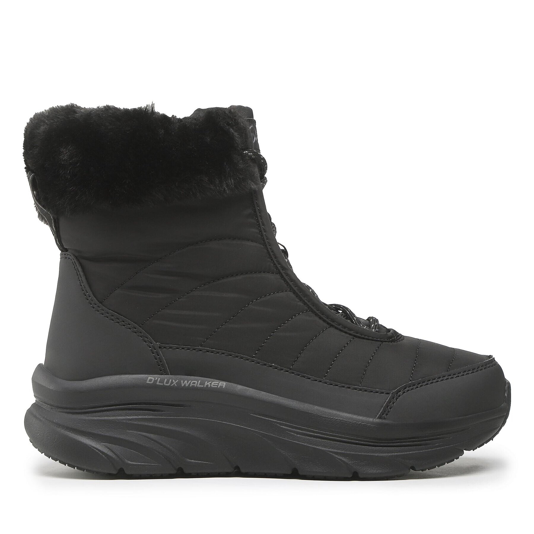 Skechers Боти Winter Solstice 167388/BBK Черен - Pepit.bg