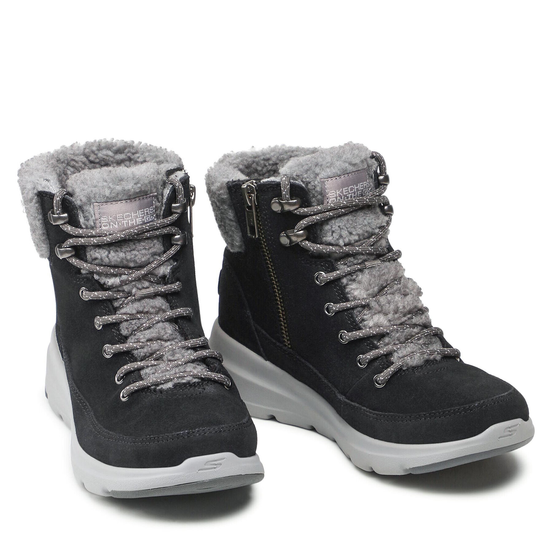 Skechers Боти Woodlands 16677/BKGY Черен - Pepit.bg