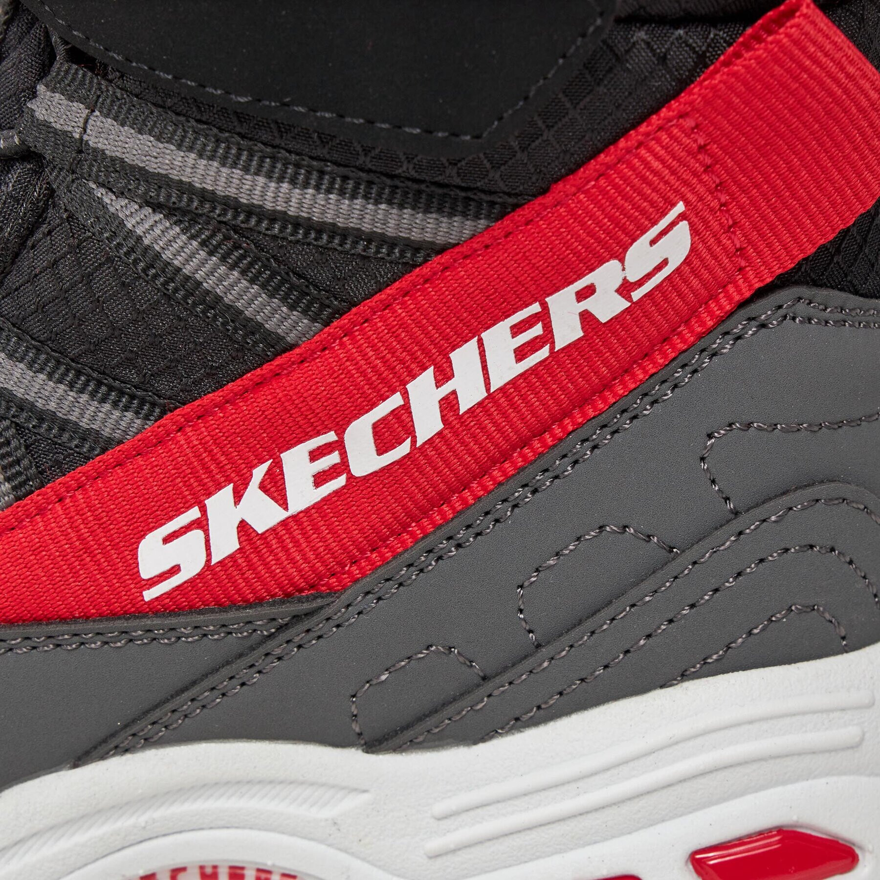 Skechers Ботуши D'Lites 660092L/BKRD Черен - Pepit.bg