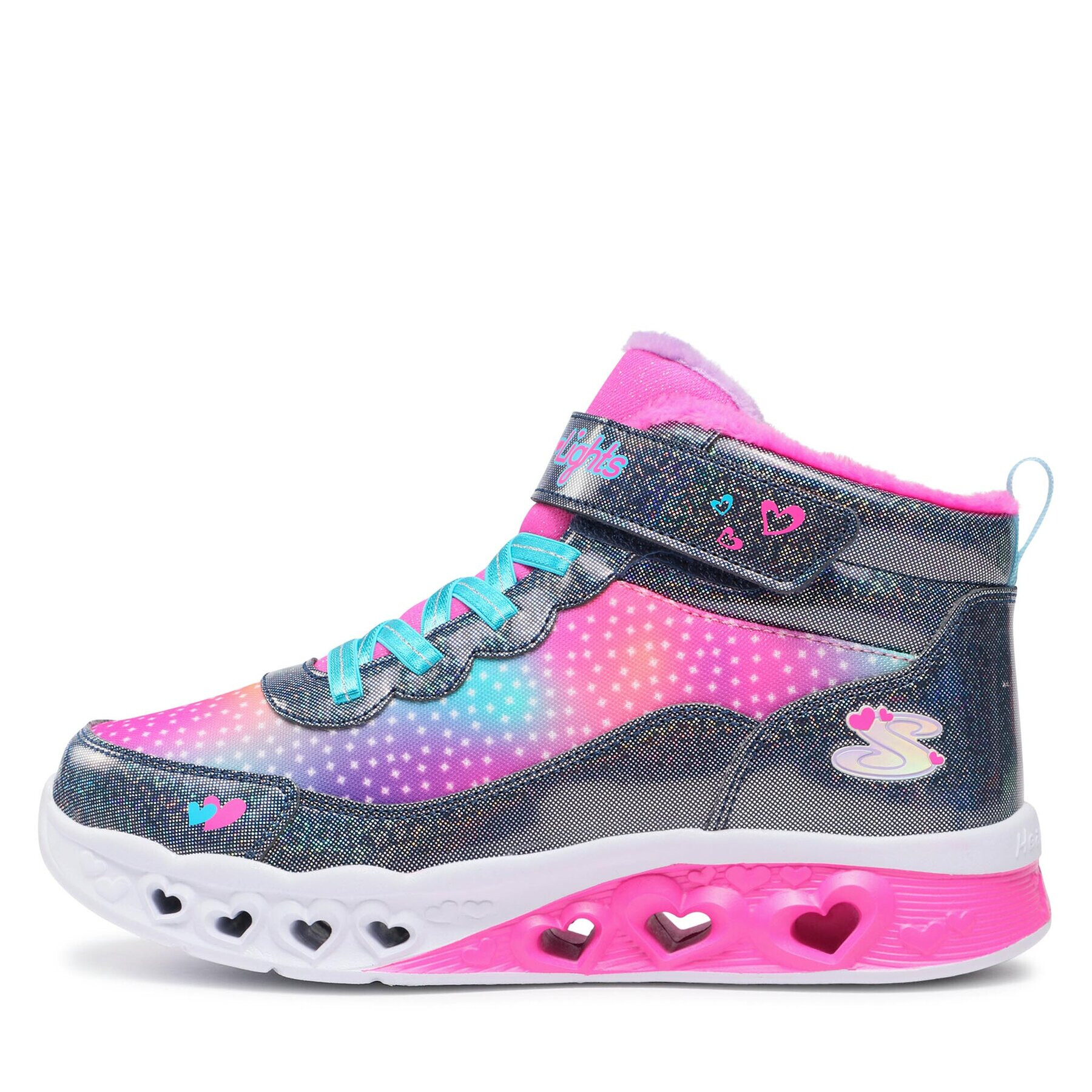 Skechers Сникърси Flutter Heart Lights Simple Amor 302677L/NVMT Син - Pepit.bg