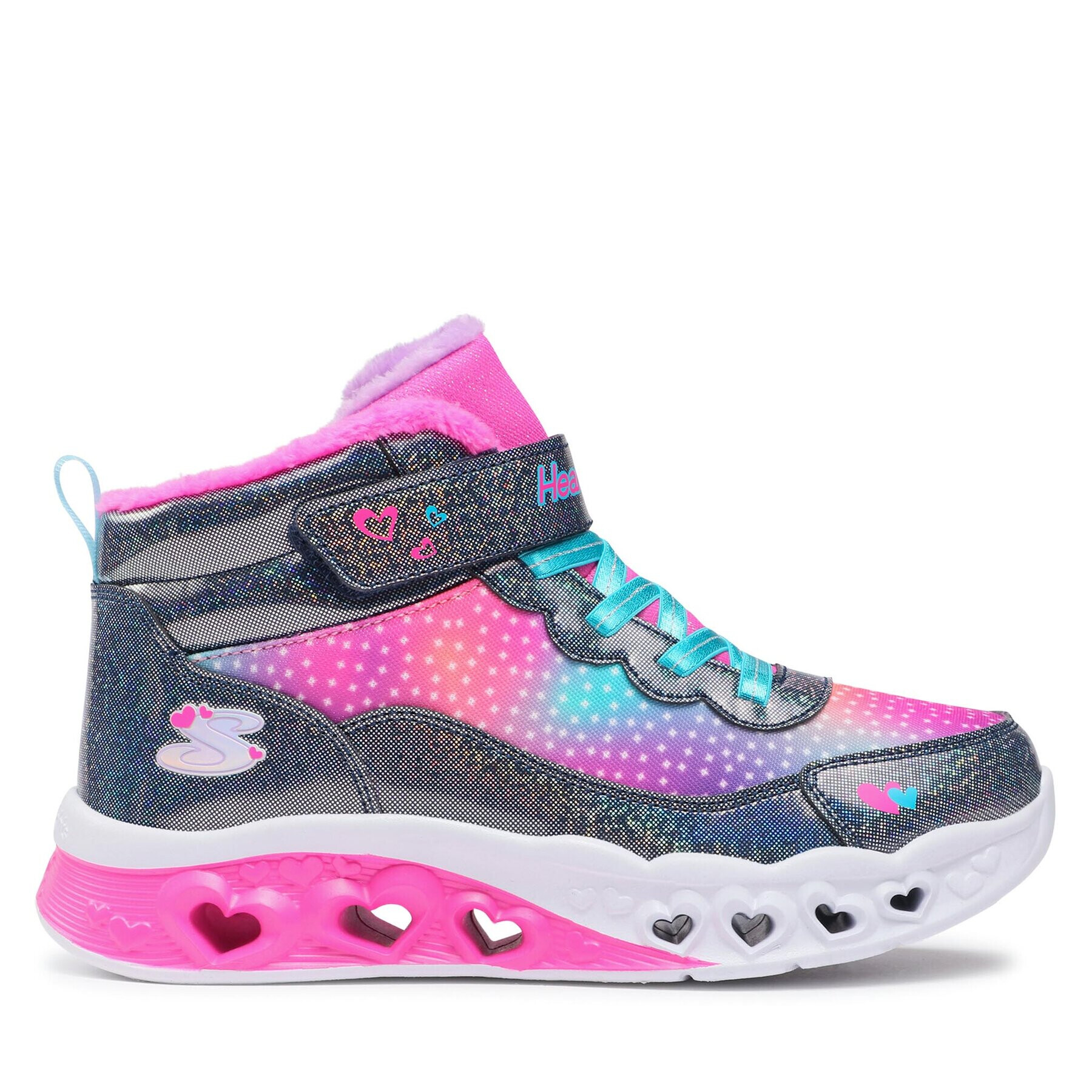 Skechers Сникърси Flutter Heart Lights Simple Amor 302677L/NVMT Син - Pepit.bg