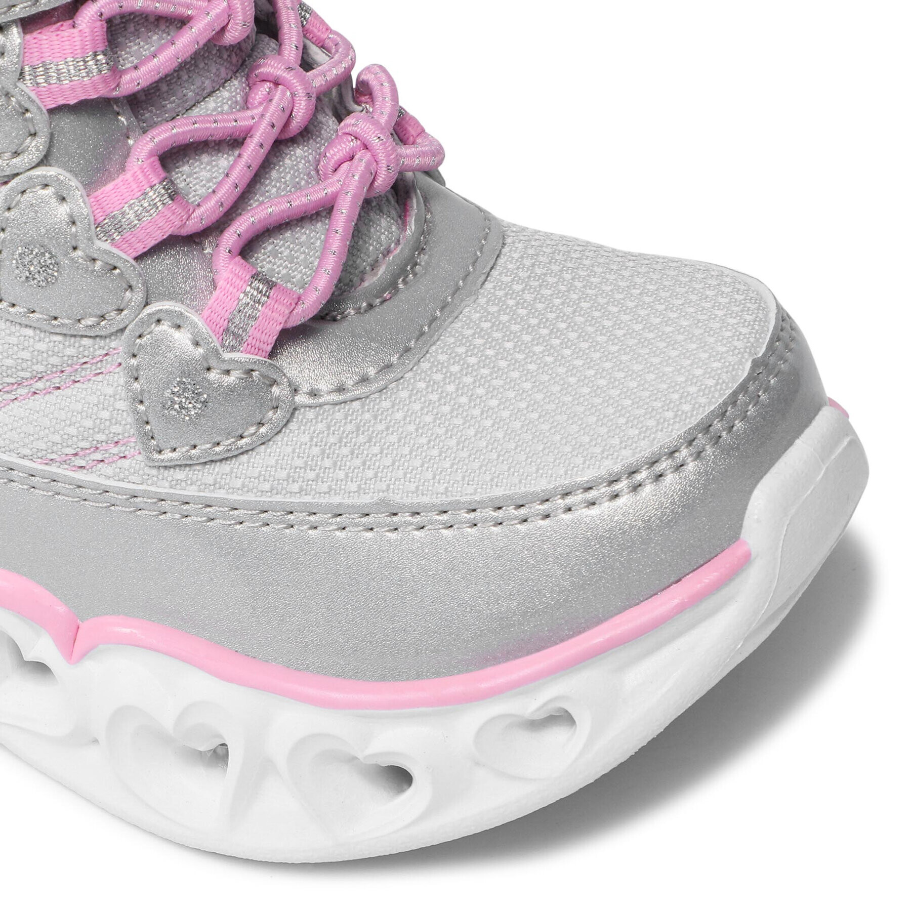 Skechers Ботуши Heart Chaser 20287N/GYPK Сив - Pepit.bg
