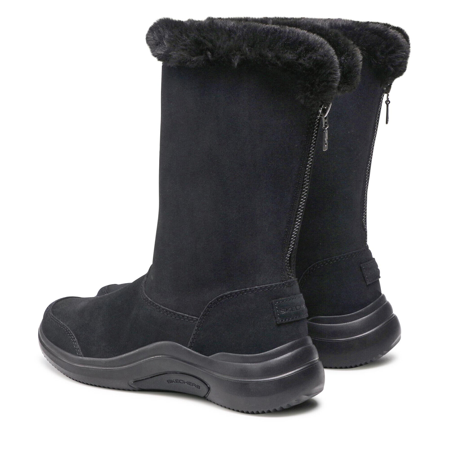 Skechers Ботуши On The Go Midtown 144299/BBK Черен - Pepit.bg