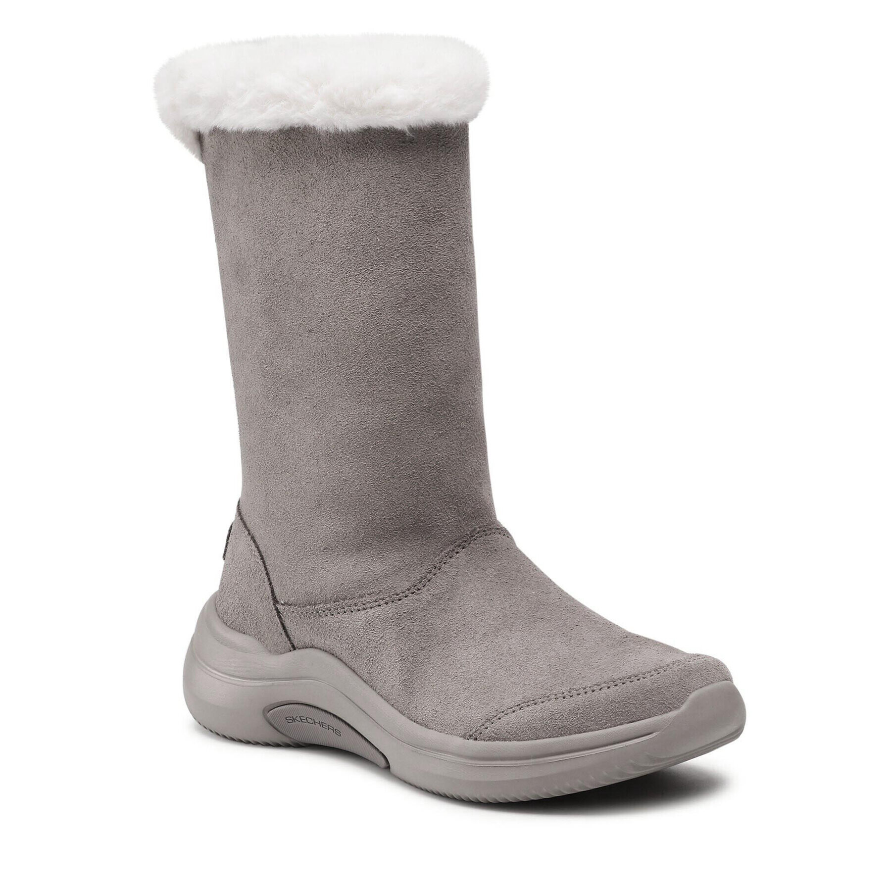 Skechers Ботуши On The Go Midtown 144299/DKTP Сив - Pepit.bg