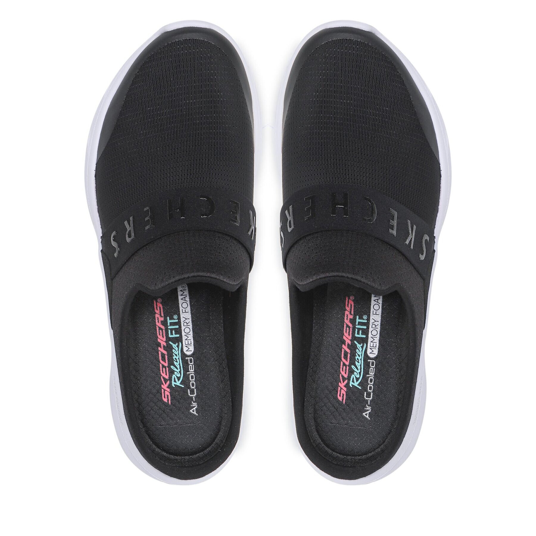 Skechers Чехли Enthusiast 104338/BKW Черен - Pepit.bg