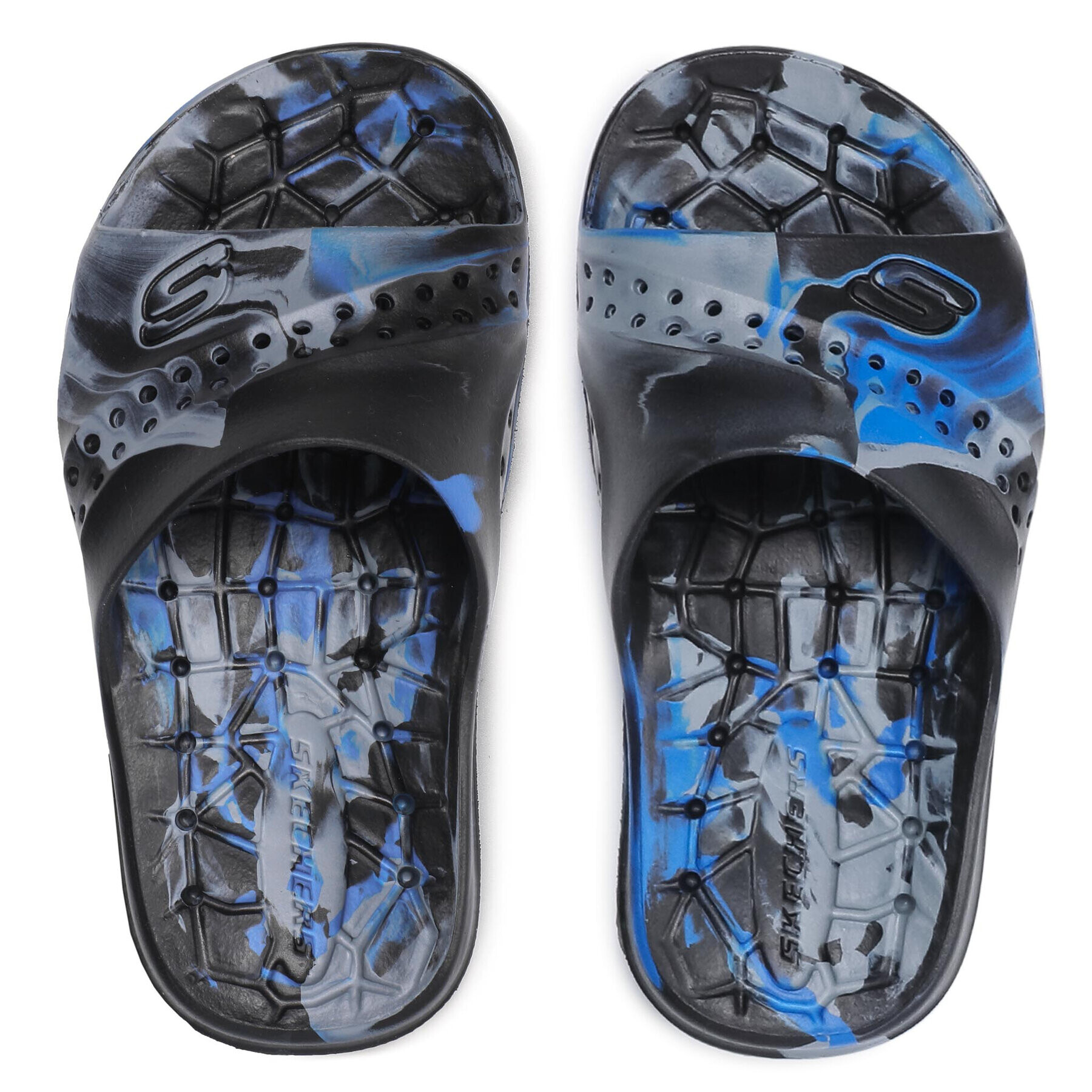 Skechers Чехли Hogan 92118L/BKRY Сив - Pepit.bg