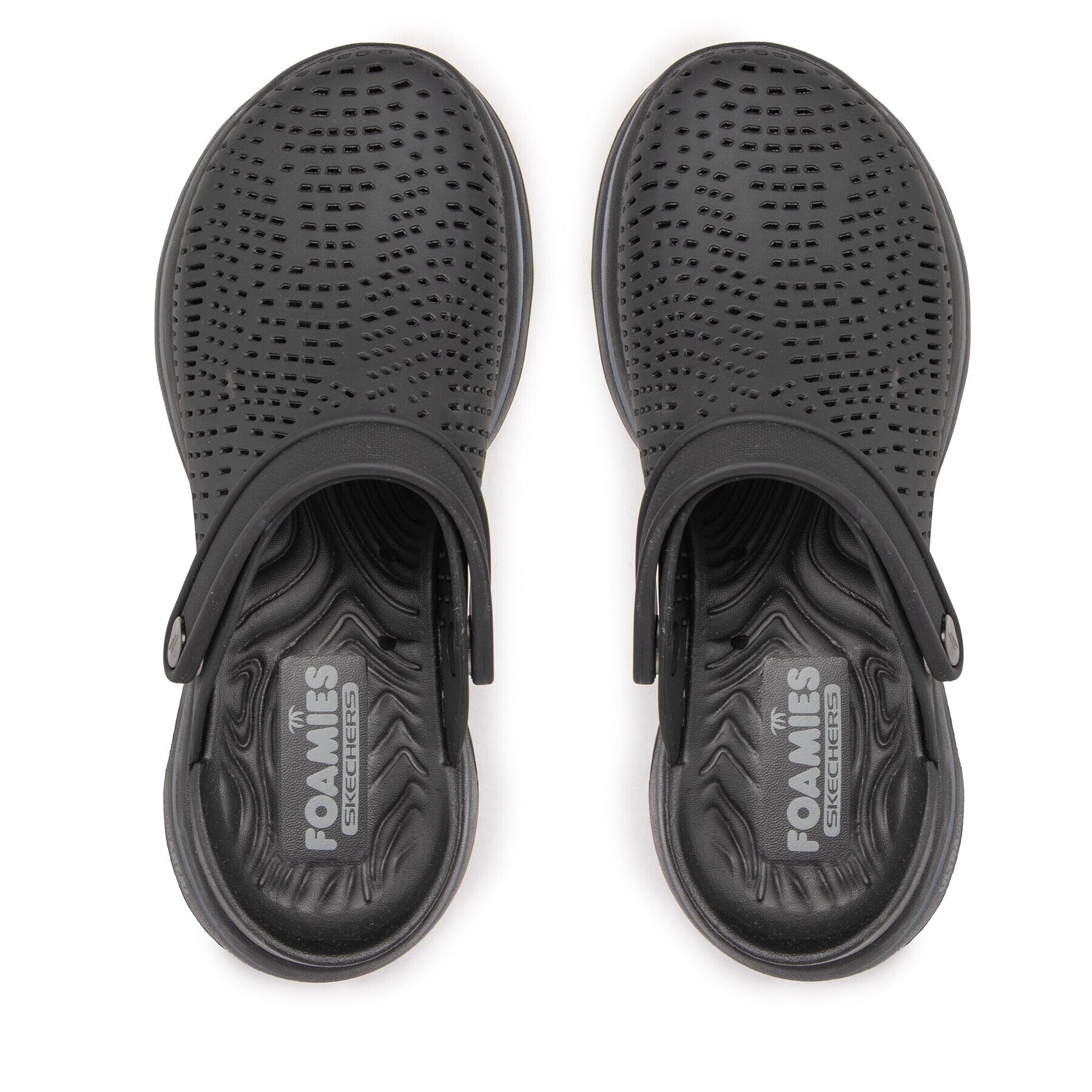 Skechers Чехли Astonished 111103/BBK Черен - Pepit.bg