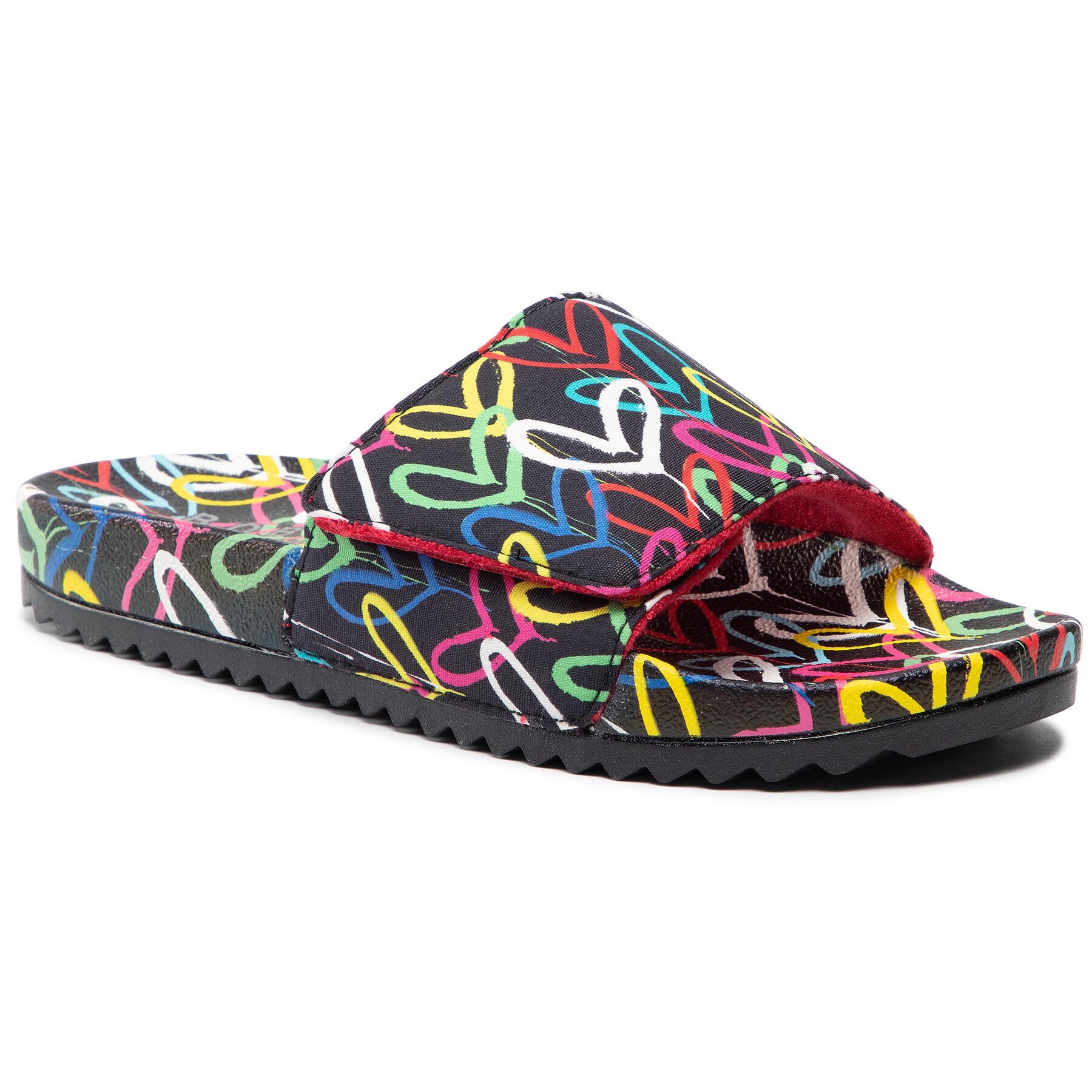 Skechers Чехли BOBS Love & Summer 113613/BKMT Черен - Pepit.bg