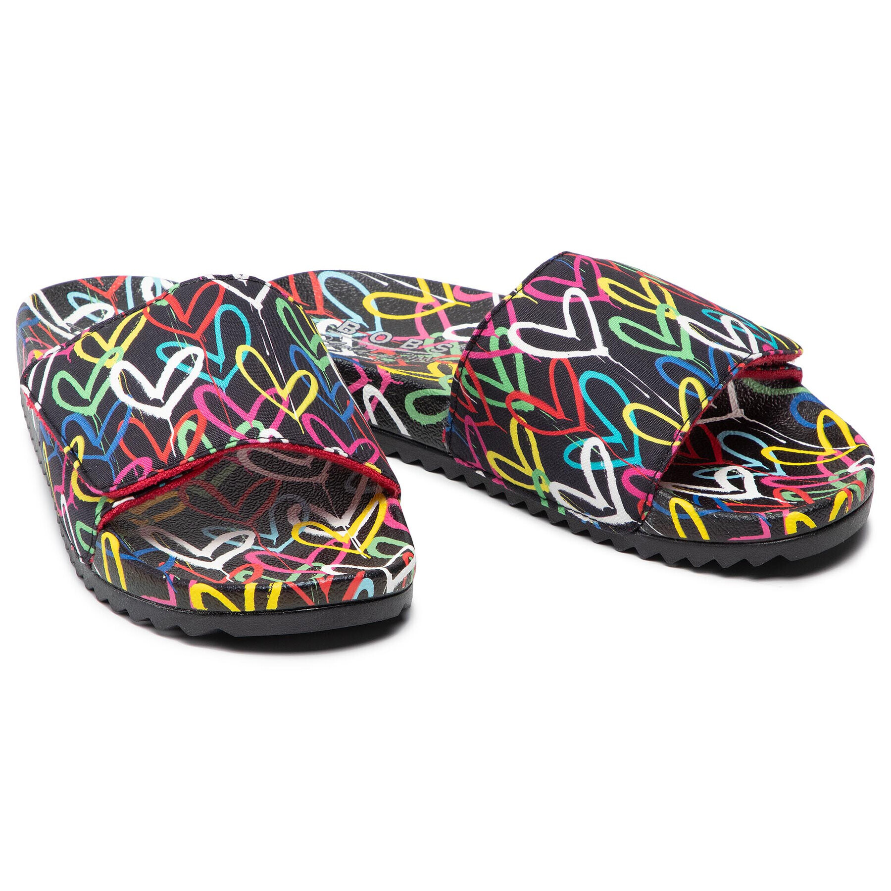 Skechers Чехли BOBS Love & Summer 113613/BKMT Черен - Pepit.bg