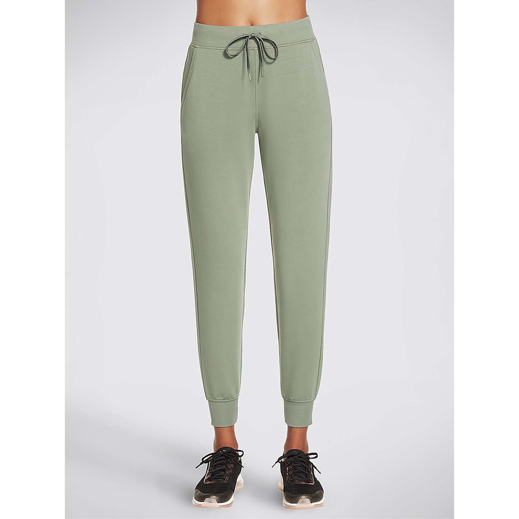 Skechers Долнище анцуг Skechluxe Restful Jogger W03PT49 Зелен Regular Fit - Pepit.bg