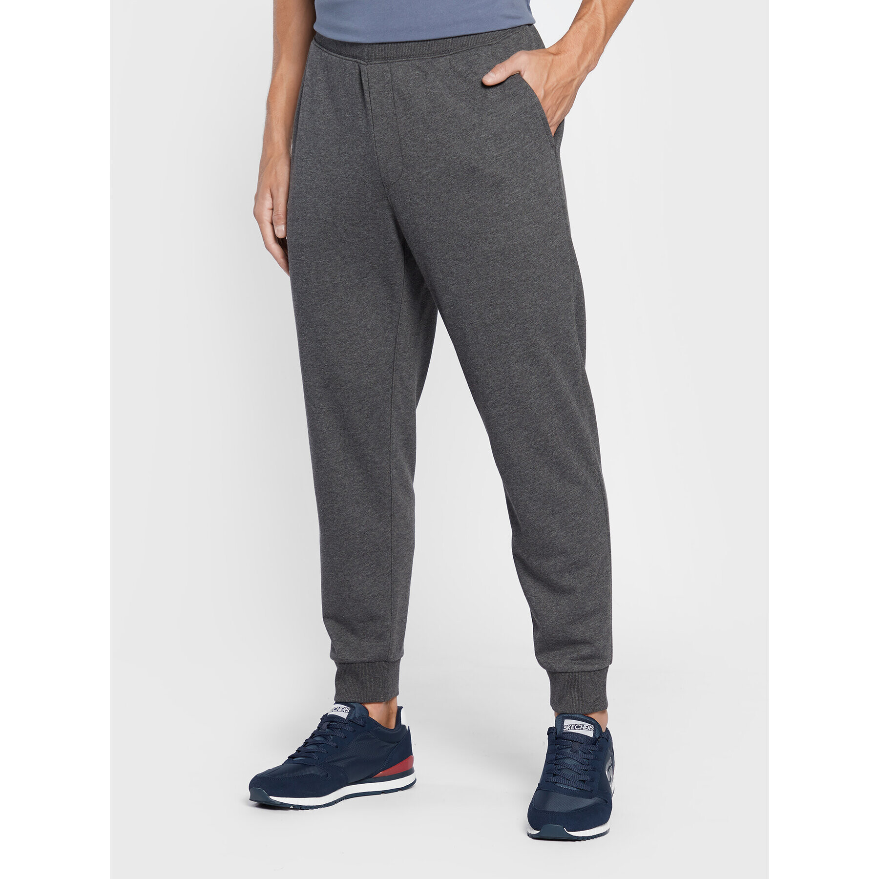 Skechers Долнище анцуг Expedition M1PT57 Сив Regular Fit - Pepit.bg