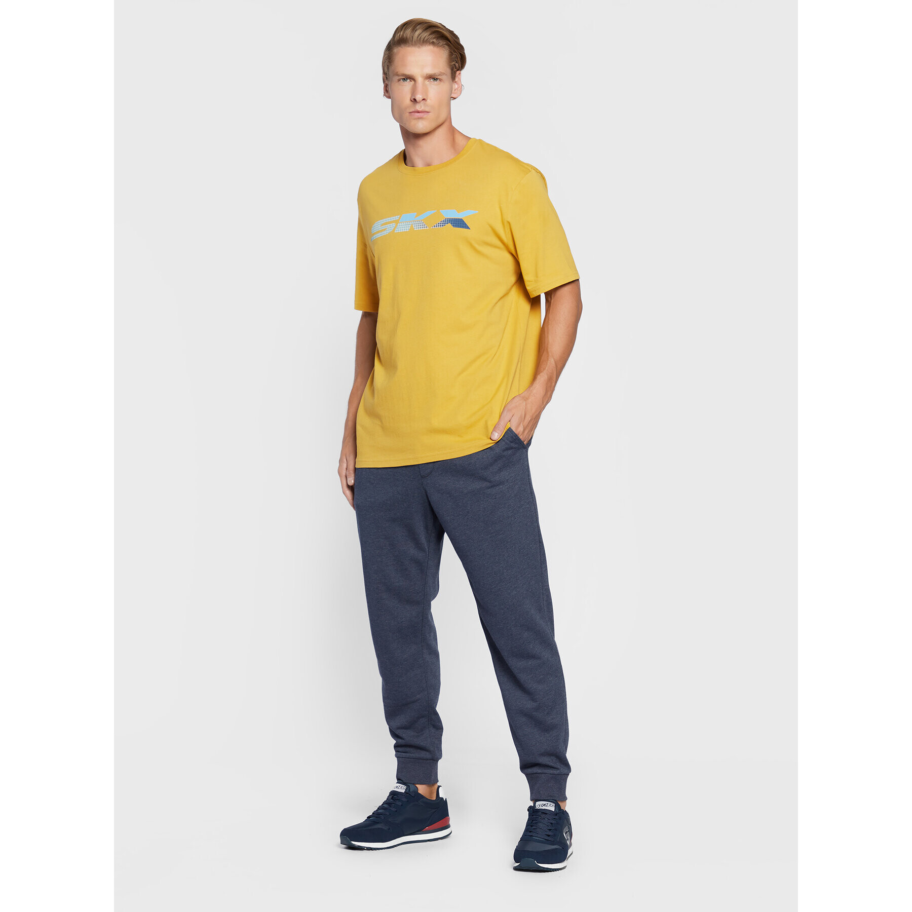 Skechers Долнище анцуг Expedition M1PT57 Тъмносин Regular Fit - Pepit.bg