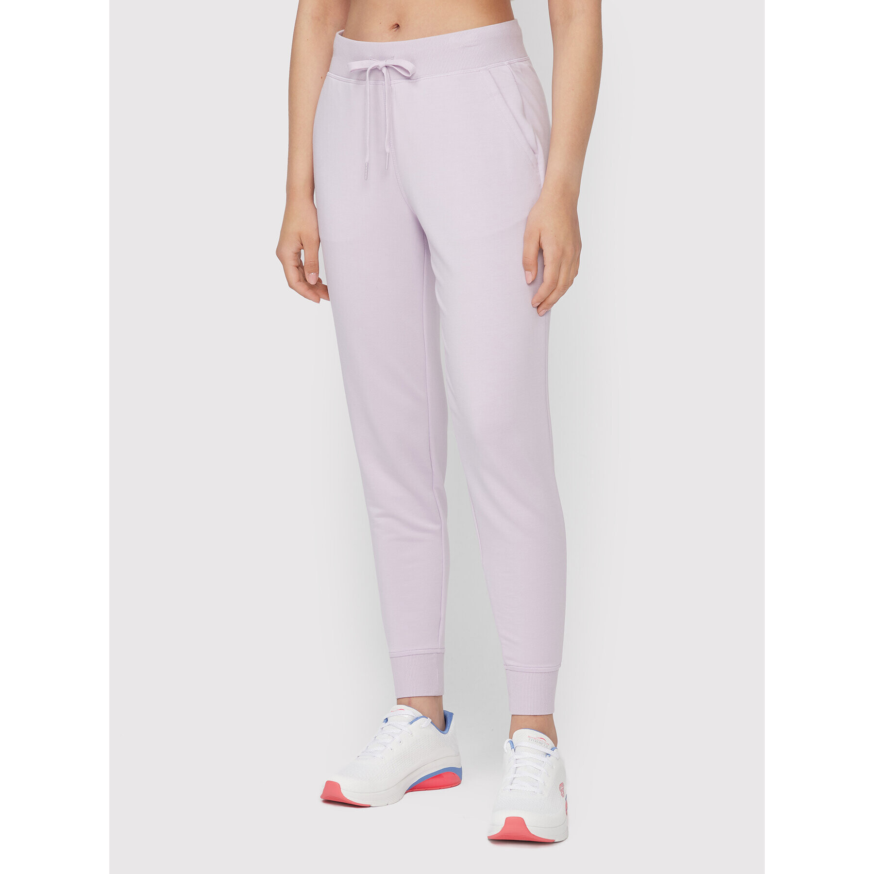 Skechers Долнище анцуг Restful W03PT49 Виолетов Regular Fit - Pepit.bg