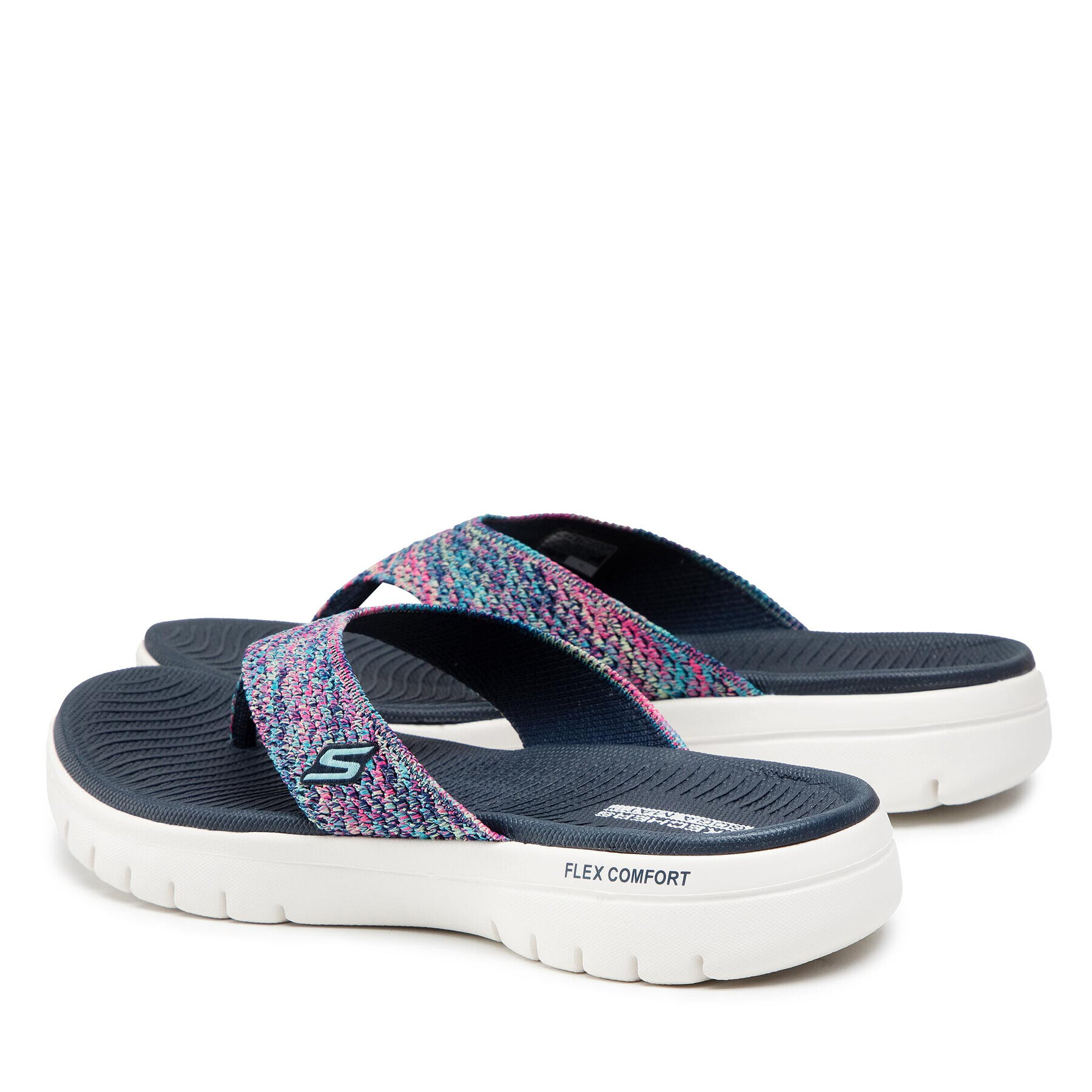 Skechers Джапанки Accent 140284/NVMT Цветен - Pepit.bg