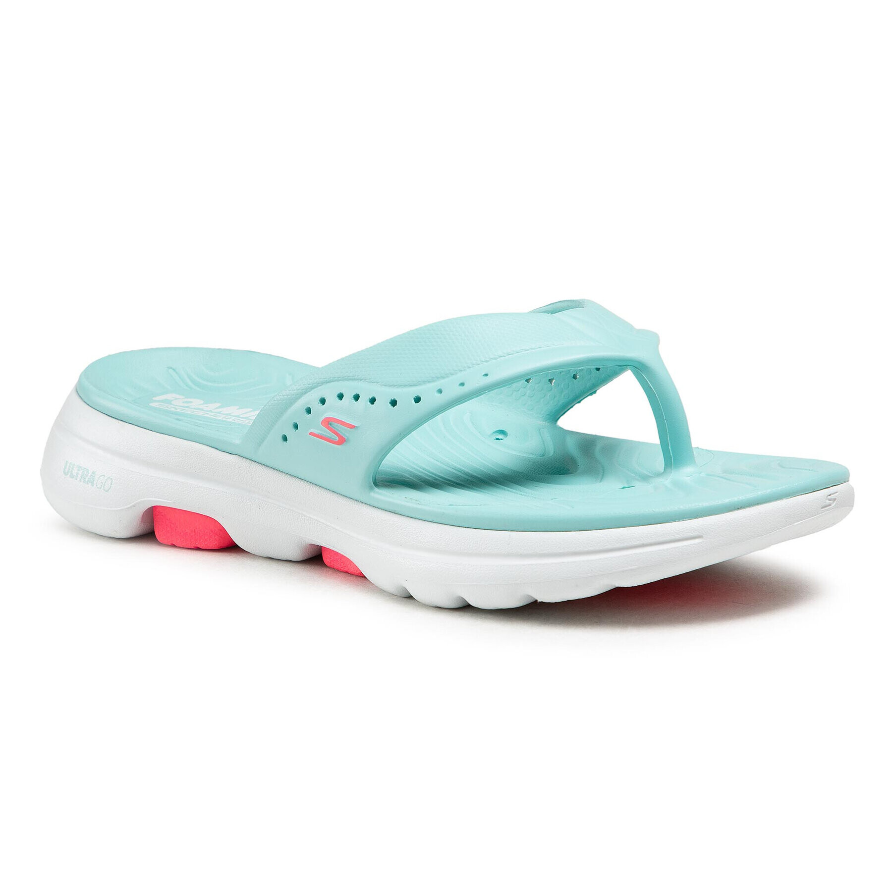 Skechers Джапанки Bali 111100/AQUA Син - Pepit.bg