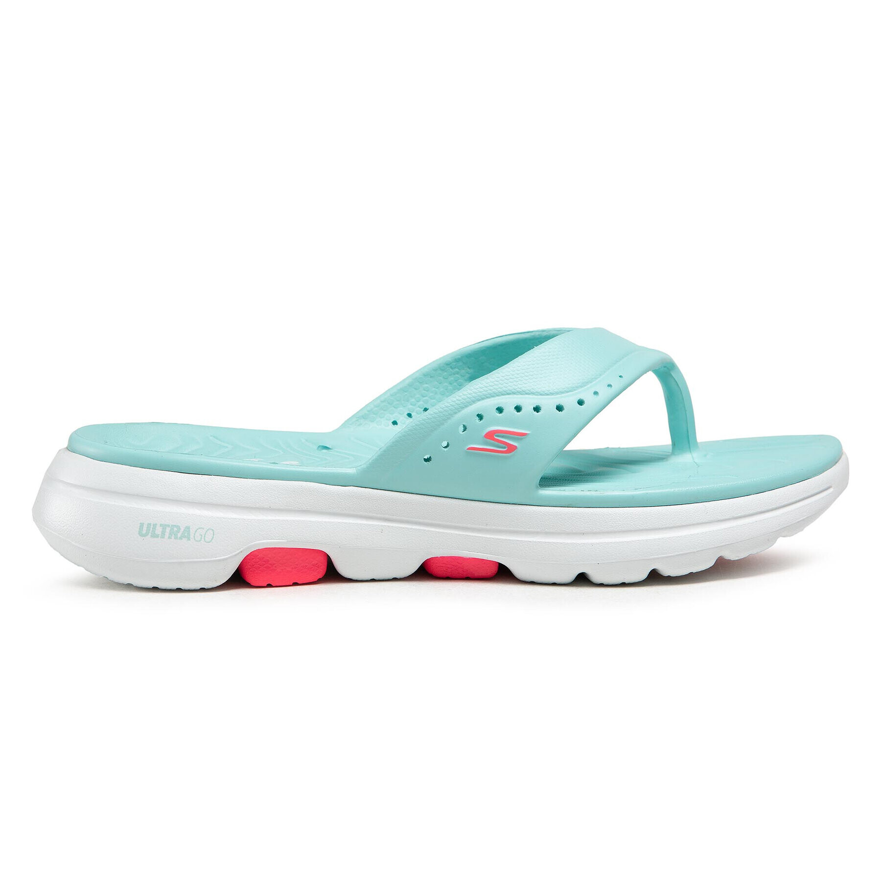 Skechers Джапанки Bali 111100/AQUA Син - Pepit.bg