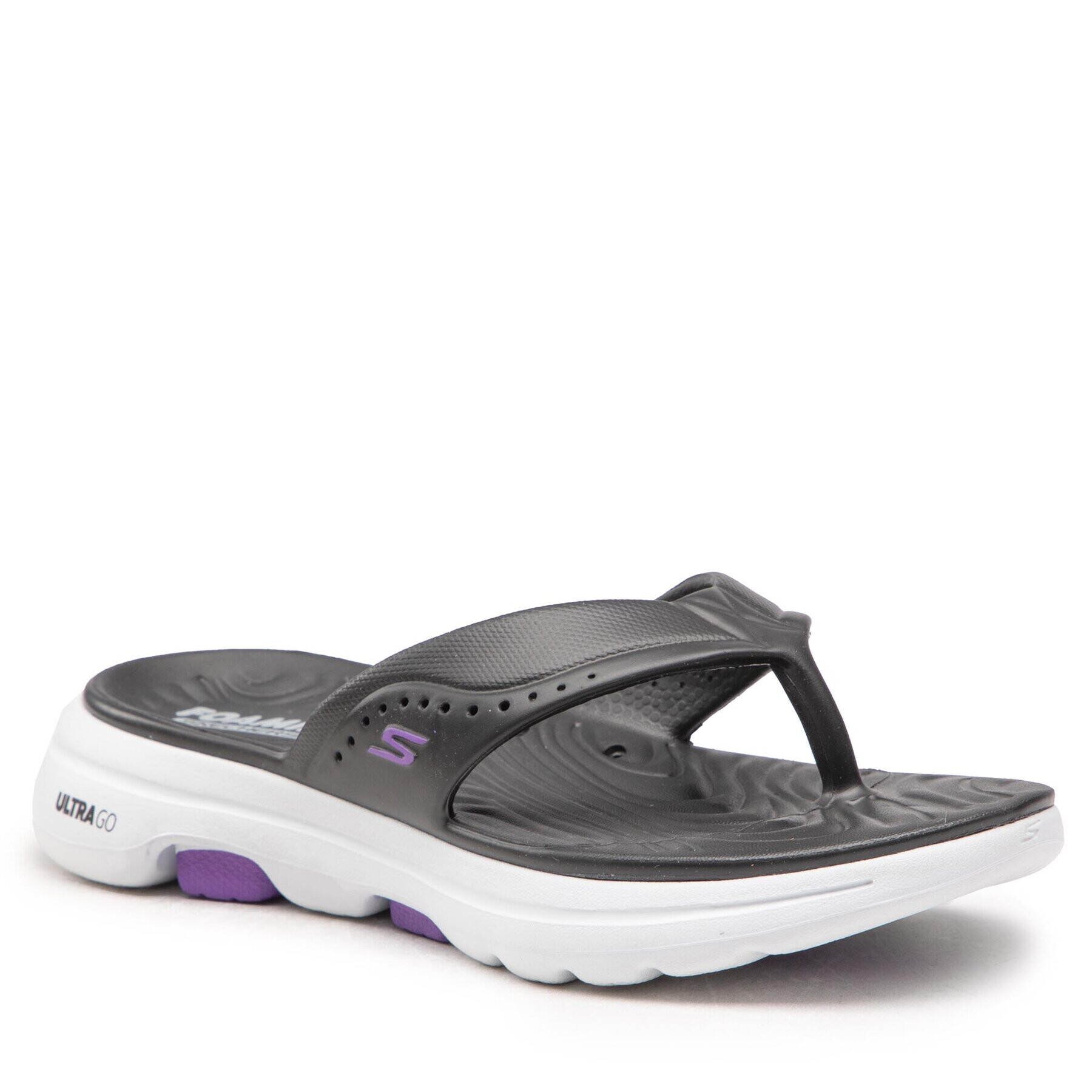 Skechers Джапанки Bali 111100/BKW Черен - Pepit.bg