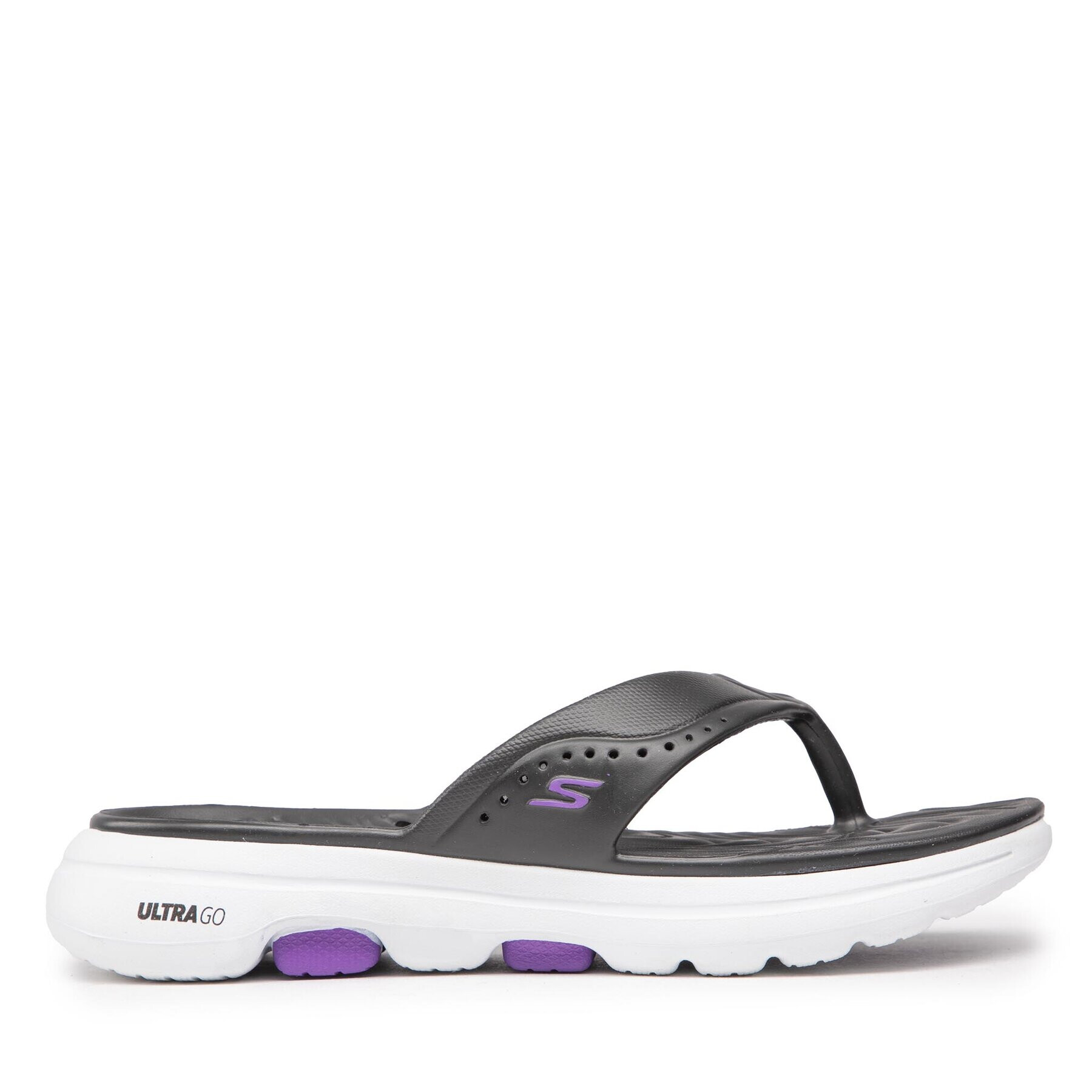 Skechers Джапанки Bali 111100/BKW Черен - Pepit.bg
