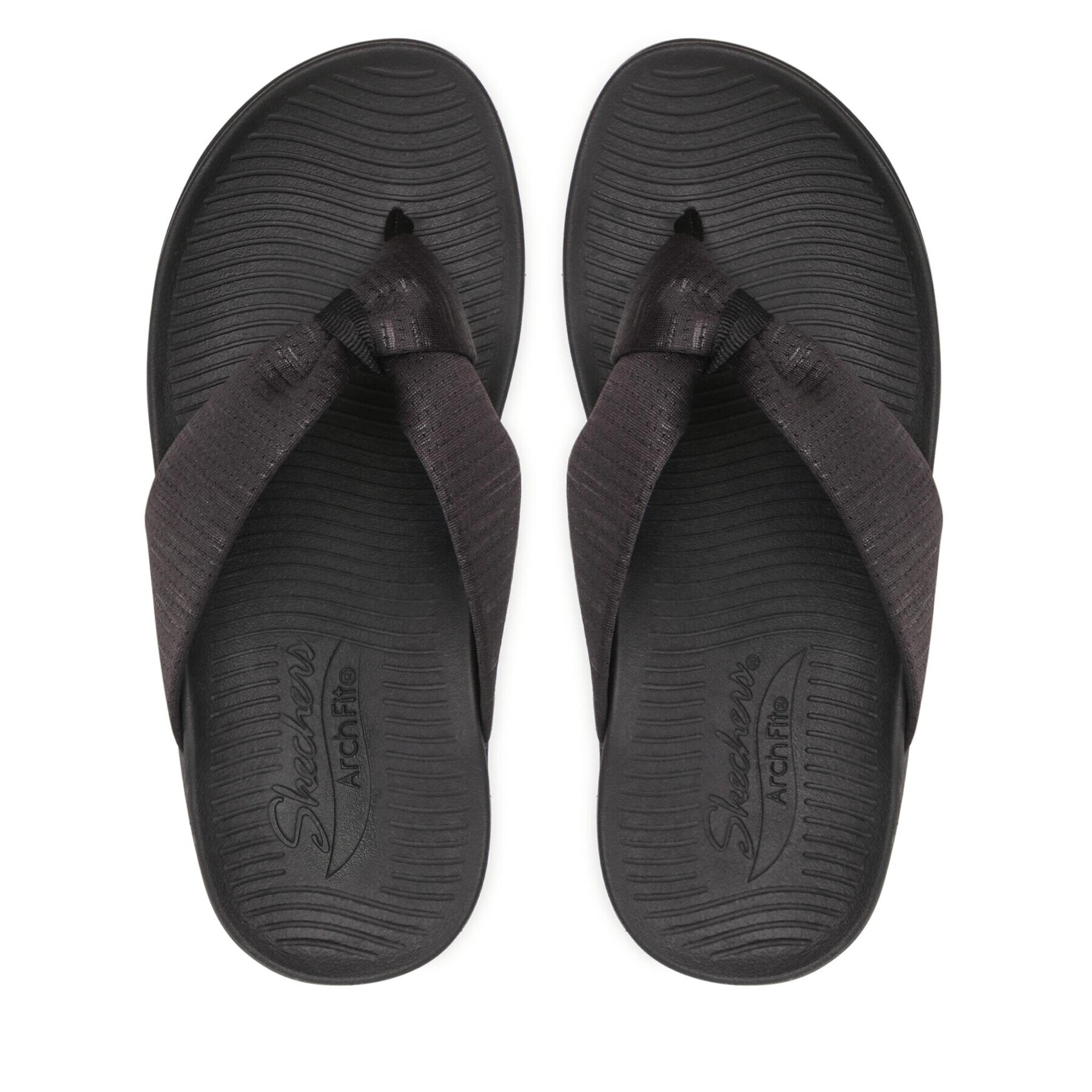 Skechers Джапанки My Life 163312/BBK Черен - Pepit.bg