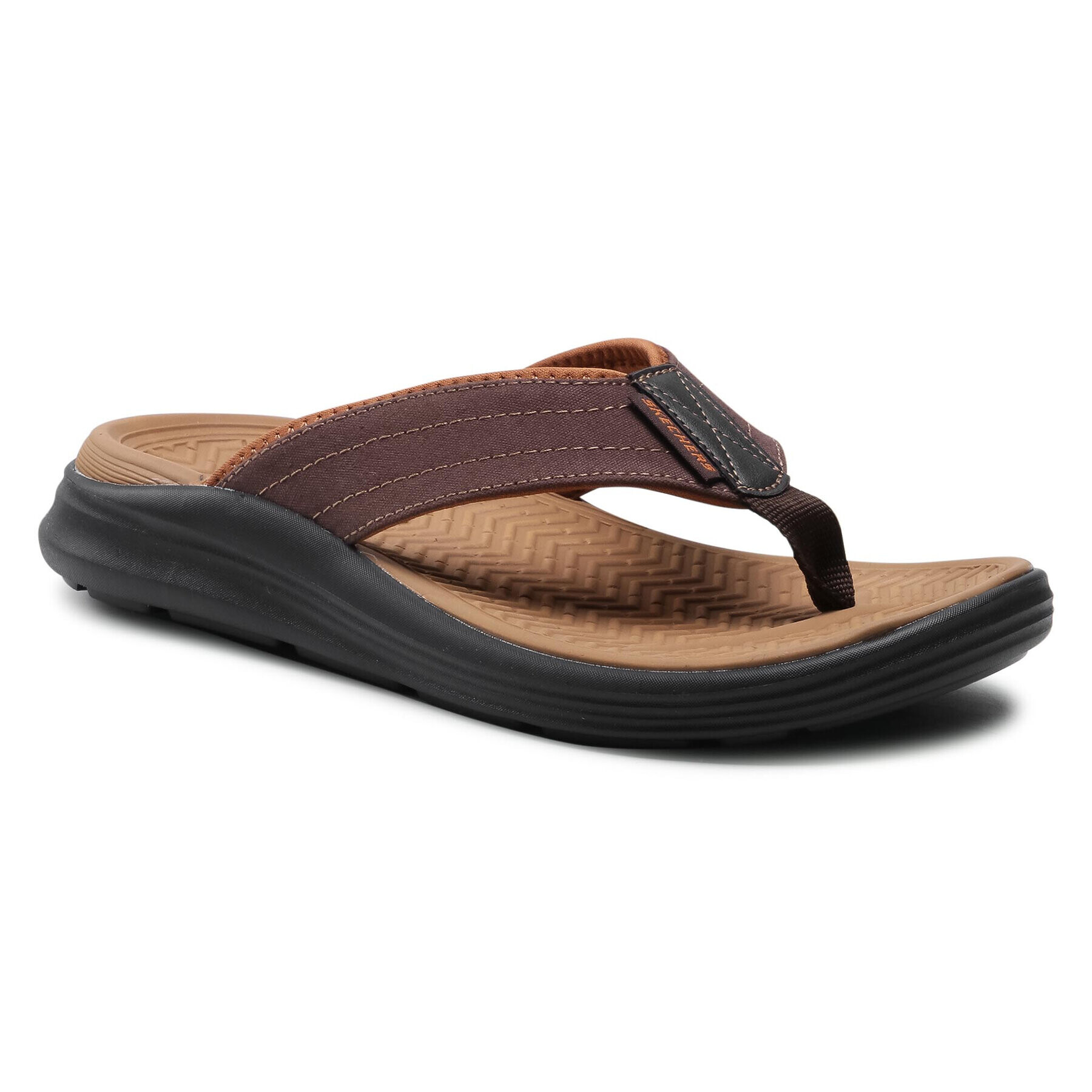 Skechers Джапанки Reyon 204071/CHOC Кафяв - Pepit.bg