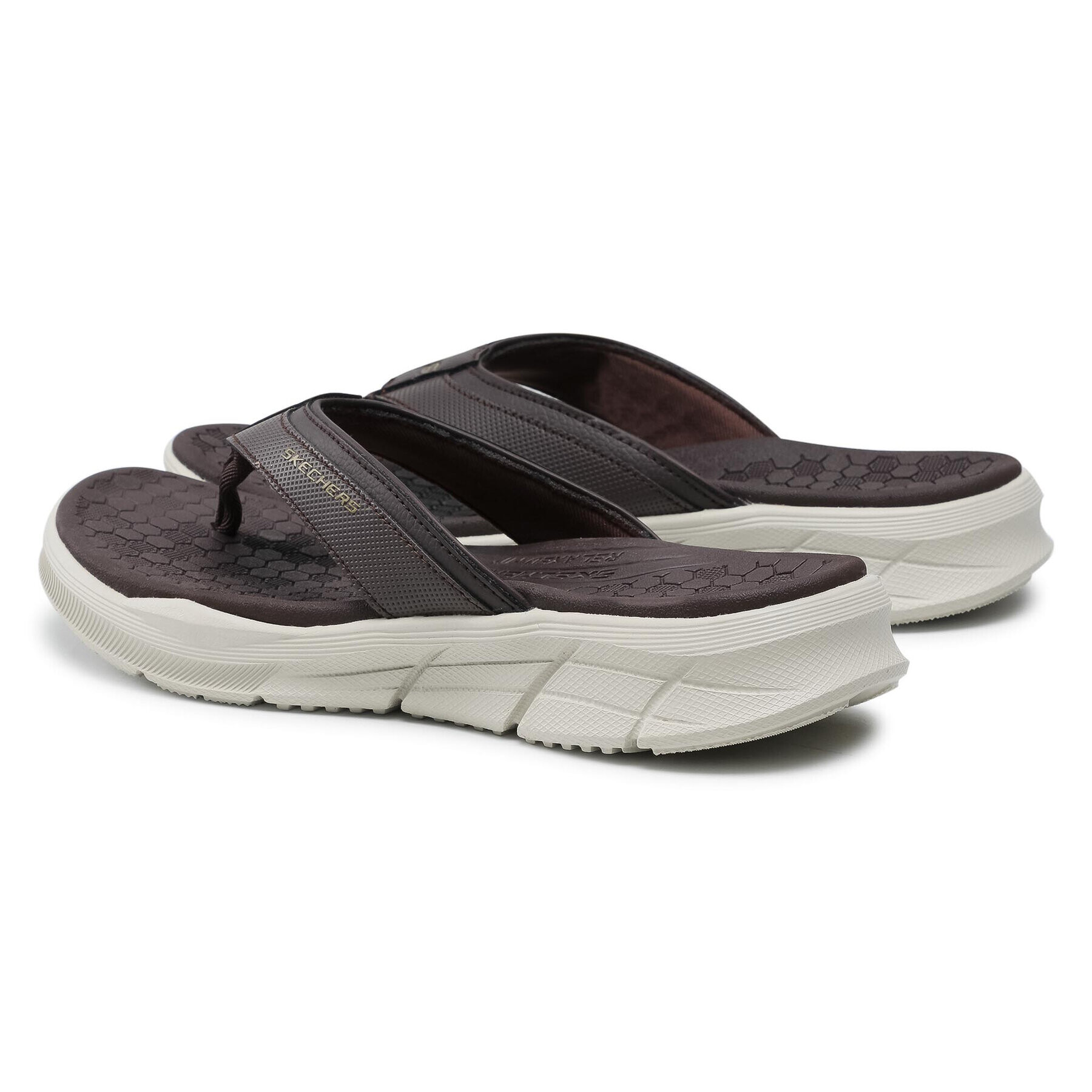 Skechers Джапанки Serasa 237049/BRN Кафяв - Pepit.bg