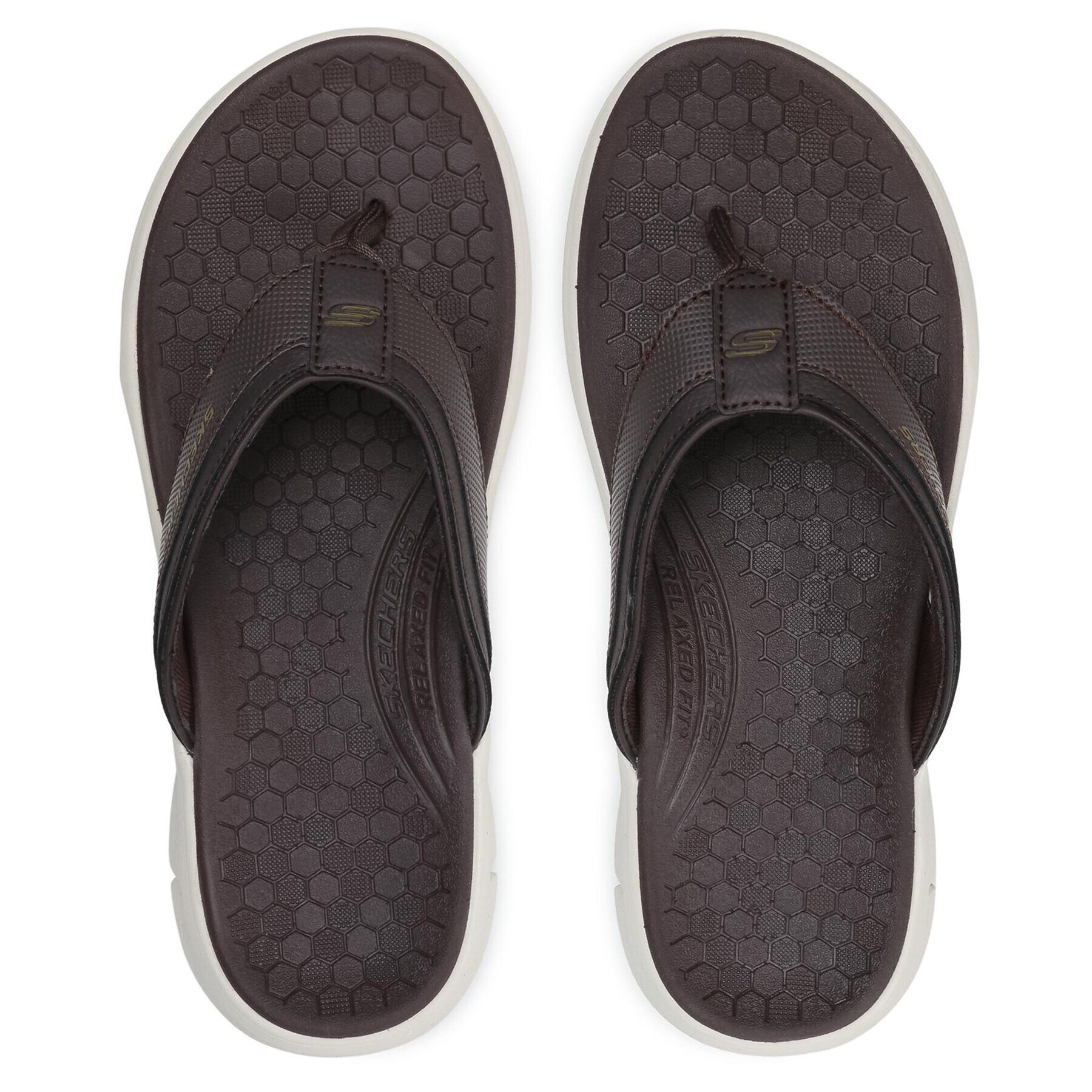 Skechers Джапанки Serasa 237049/BRN Кафяв - Pepit.bg