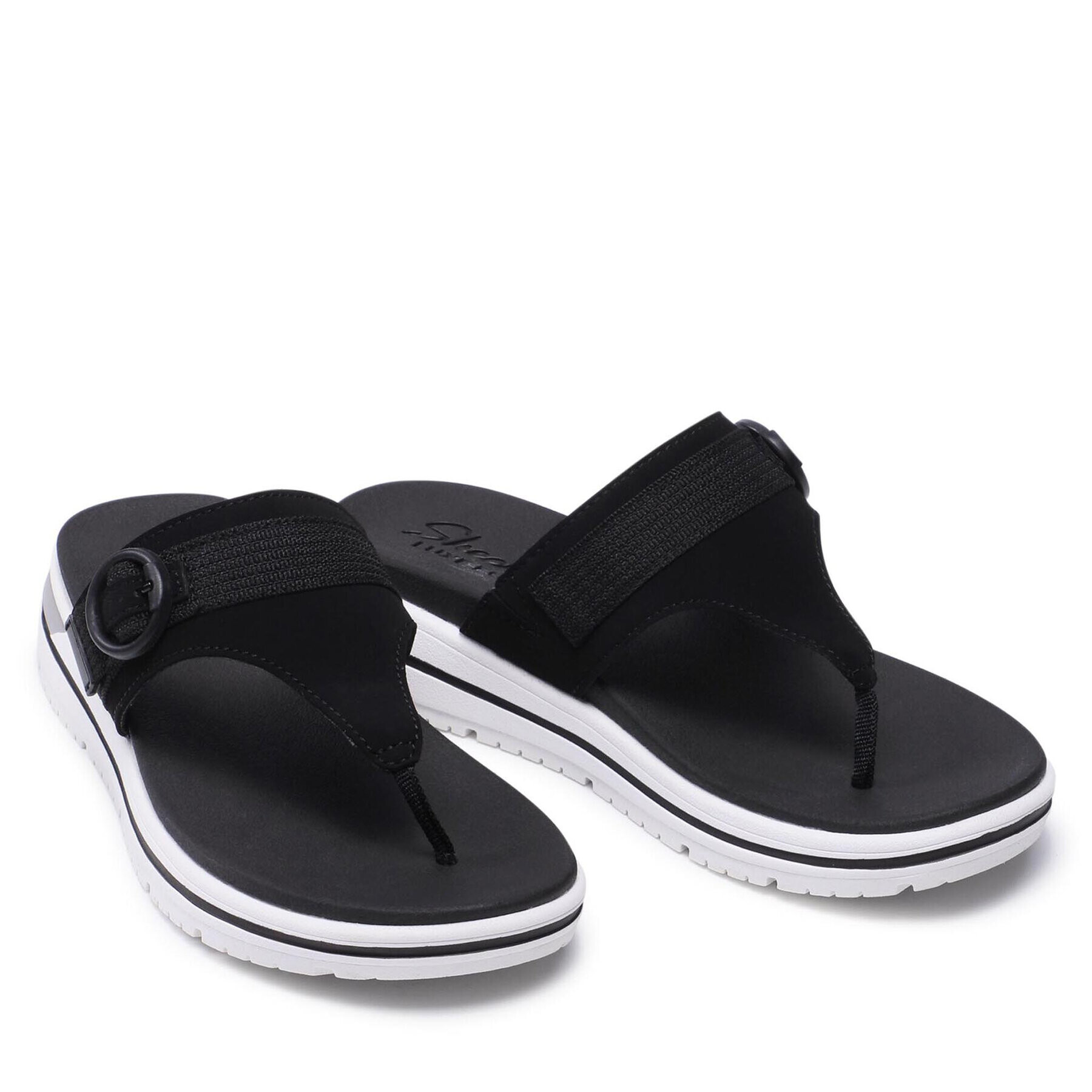 Skechers Джапанки Smooth Cruise 163201/BLK Черен - Pepit.bg