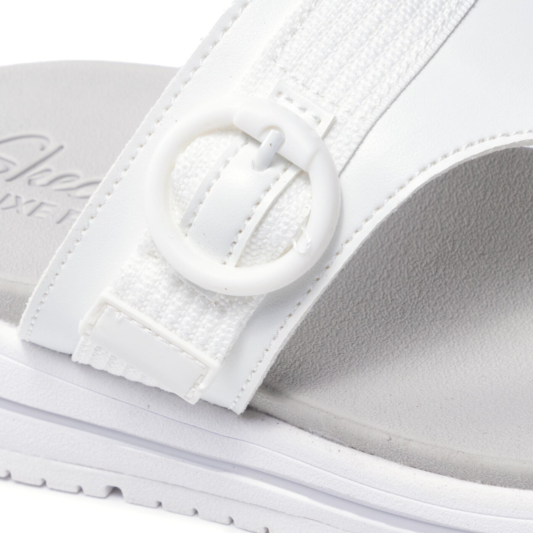 Skechers Джапанки Smooth Cruise 163201/WHT Бял - Pepit.bg