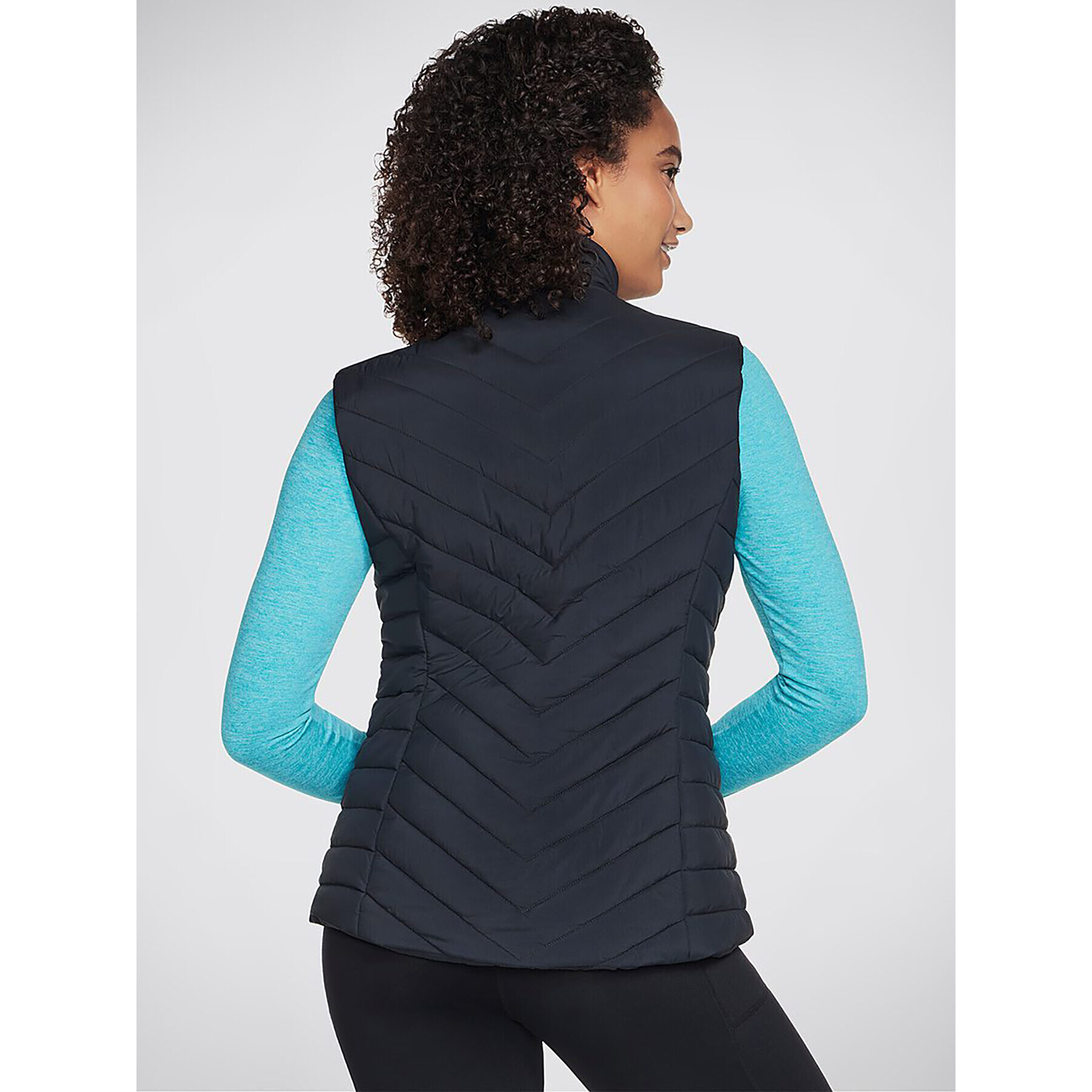 Skechers Елек Goshield Everyday Vest JA7 Черен Regular Fit - Pepit.bg