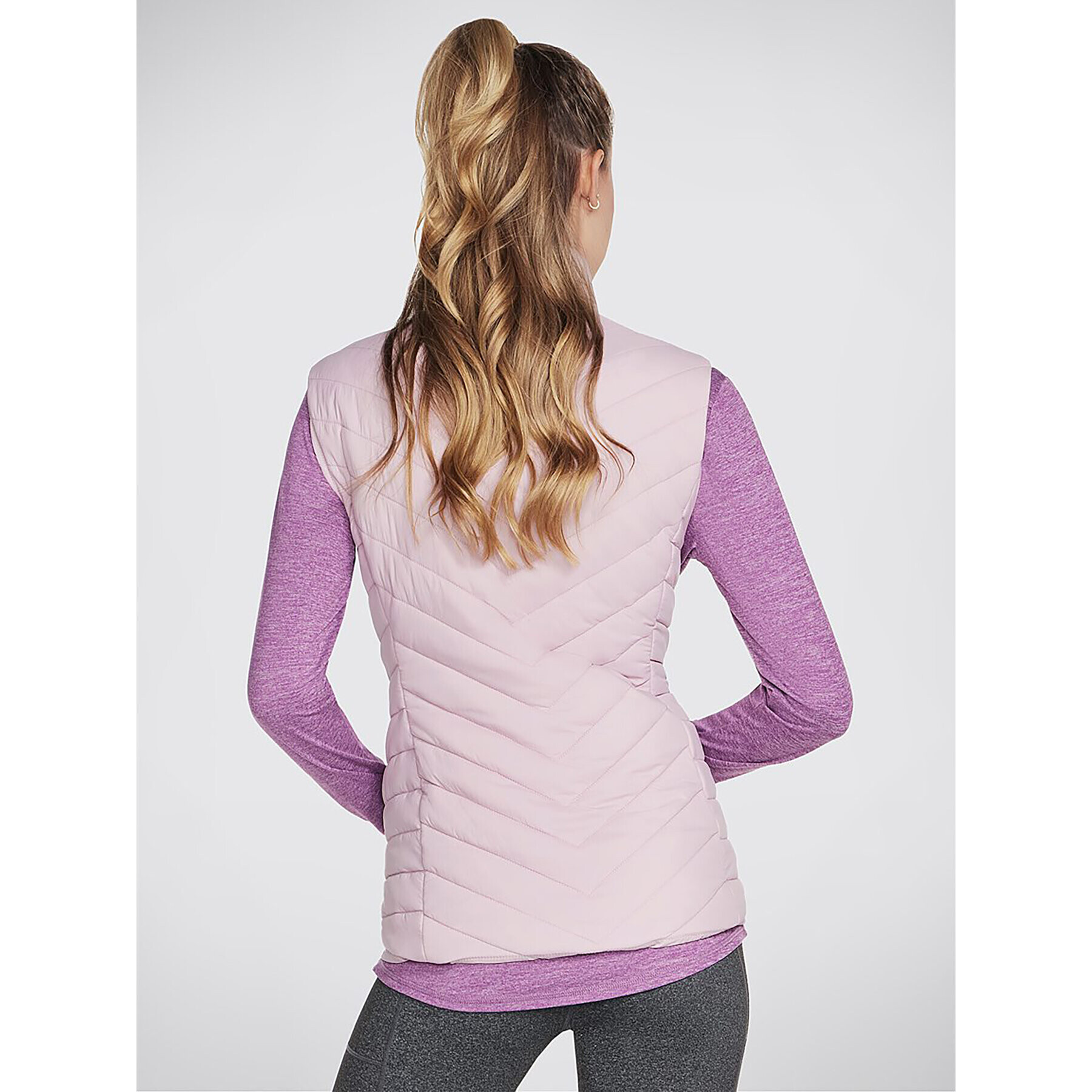 Skechers Елек Goshield Everyday Vest JA7 Розов Regular Fit - Pepit.bg