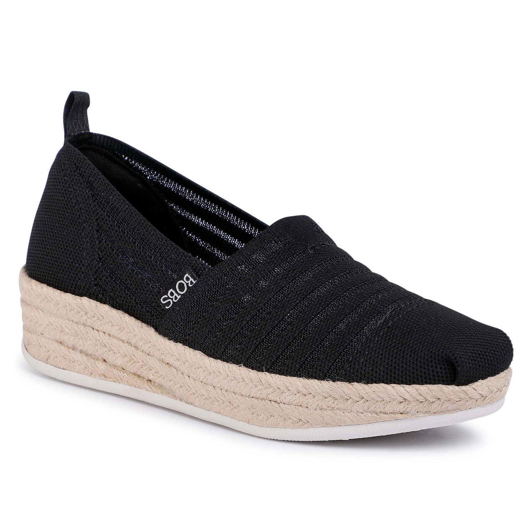 Skechers Еспадрили BOBS Homestretch 113001/BLK Черен - Pepit.bg