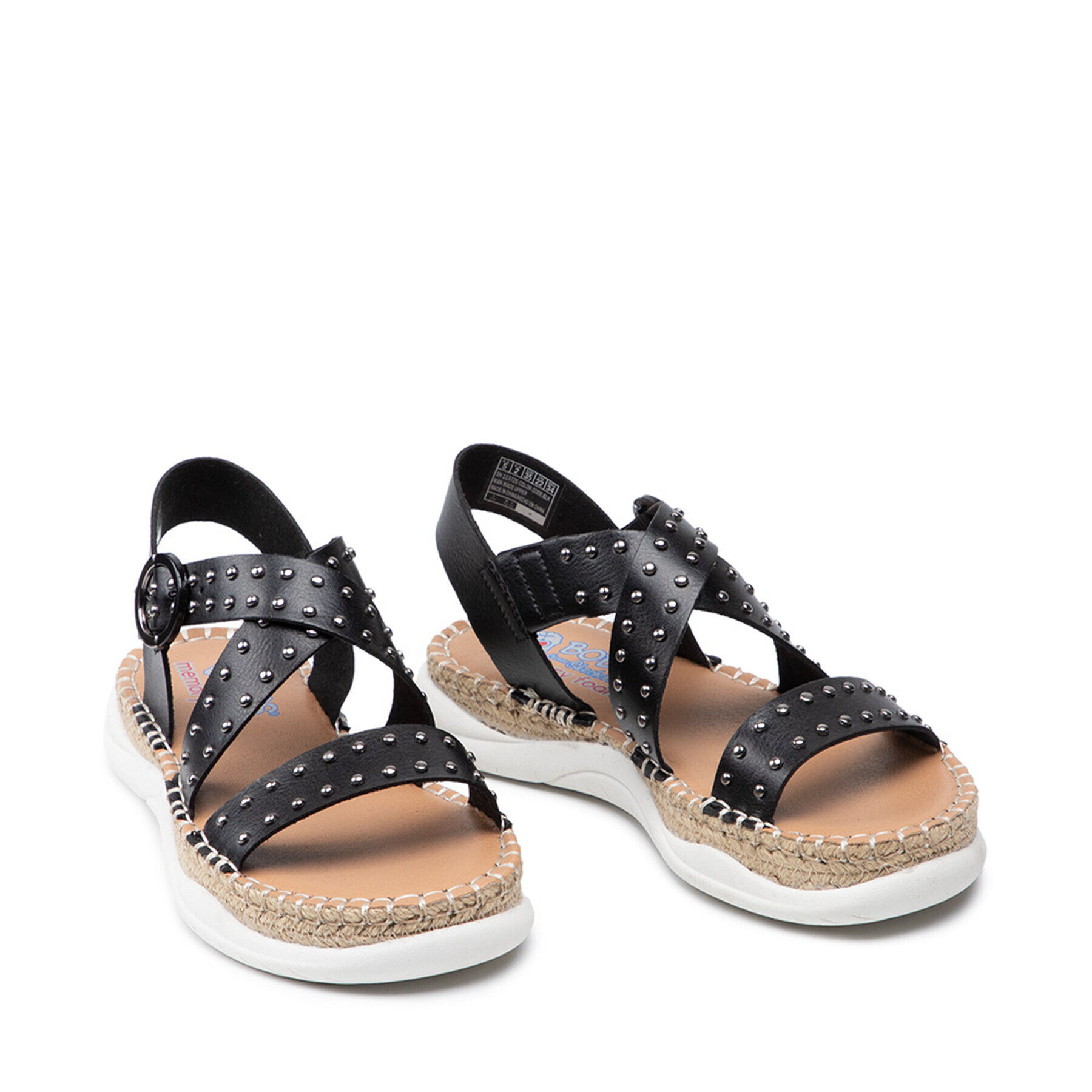 Skechers Еспадрили BOBS Island Crush 113725/BLK Черен - Pepit.bg