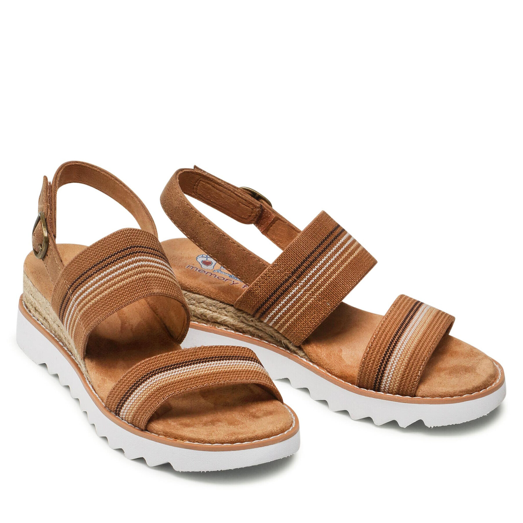 Skechers Еспадрили BOBS Tea Time 113863/BRMT Кафяв - Pepit.bg