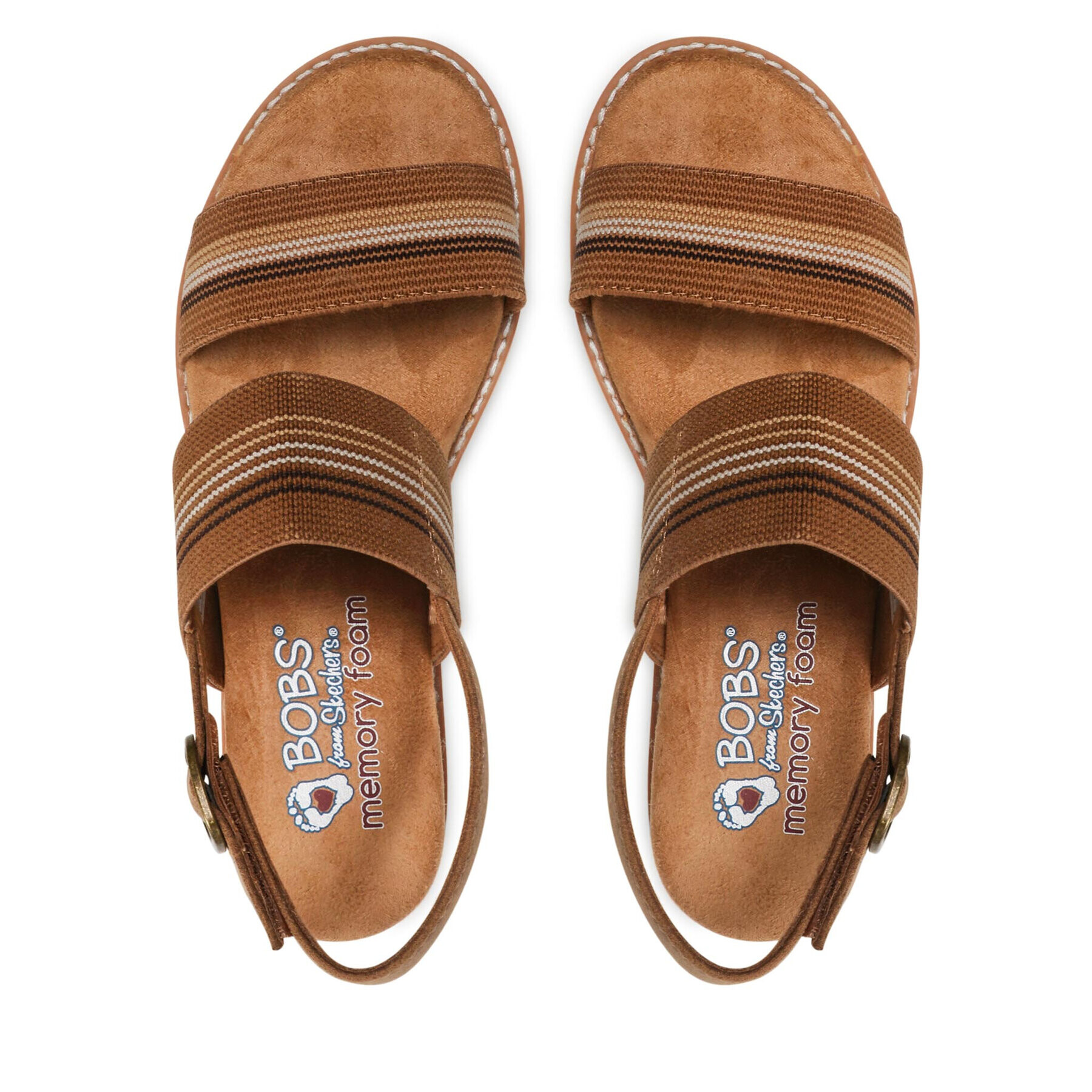 Skechers Еспадрили BOBS Tea Time 113863/BRMT Кафяв - Pepit.bg