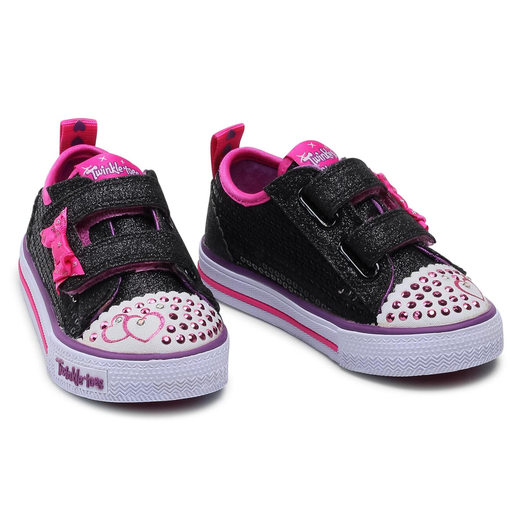 Skechers Гуменки Itsy Bitsy 10764N/BKHP Черен - Pepit.bg