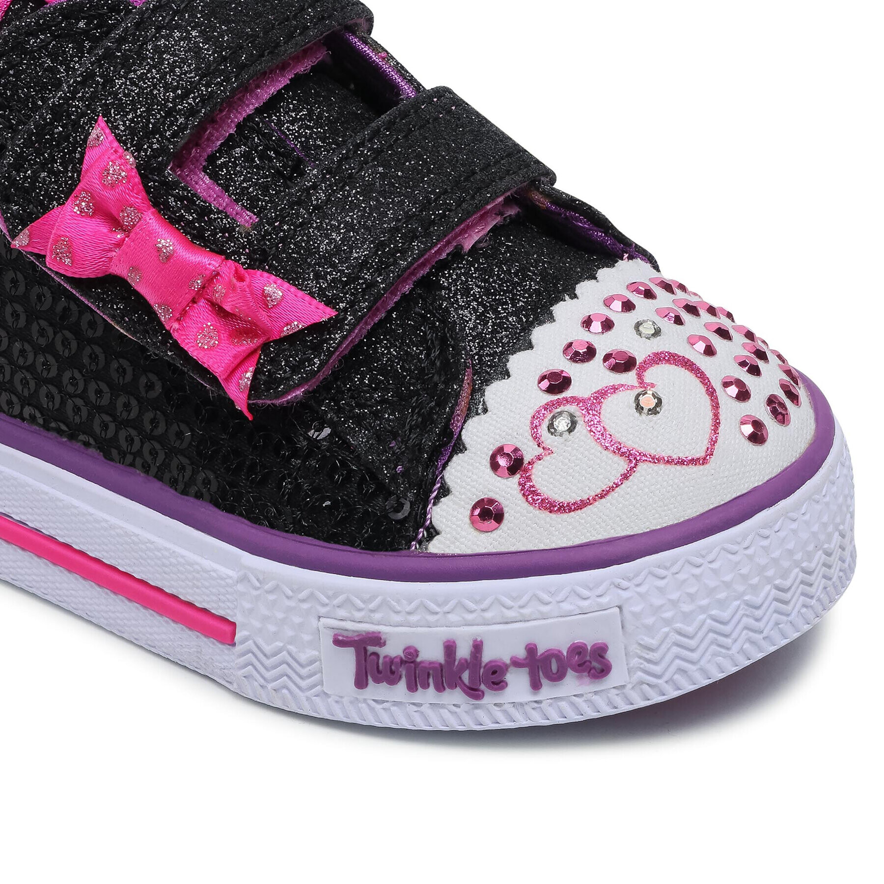 Skechers Гуменки Itsy Bitsy 10764N/BKHP Черен - Pepit.bg