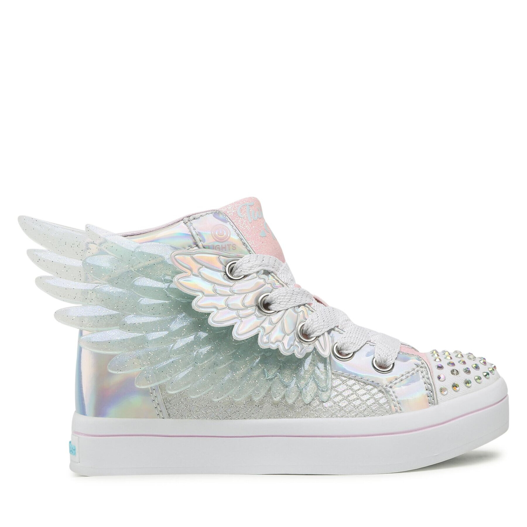 Skechers Кецове Unicorn Wings 314401L/SLPK Сребрист - Pepit.bg