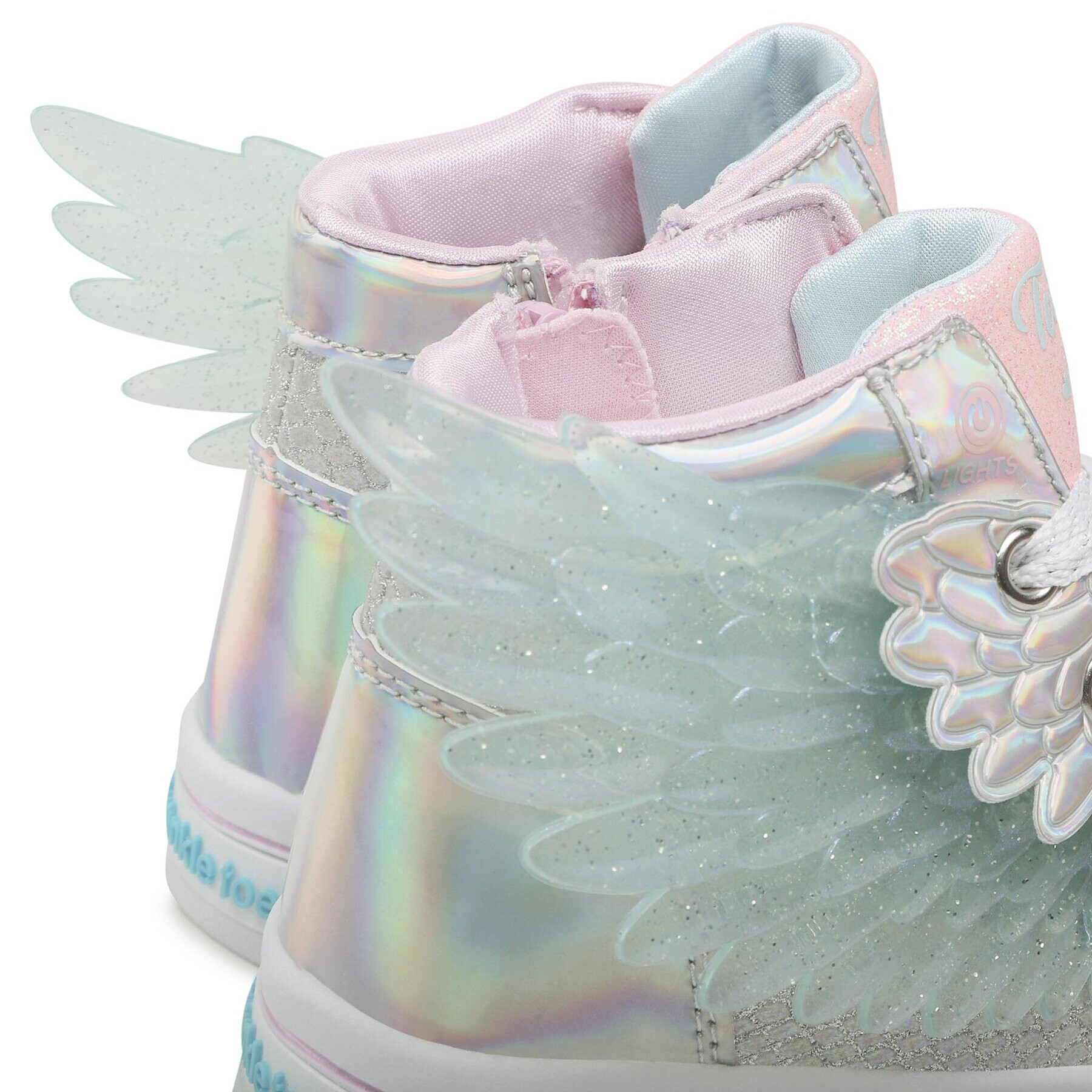 Skechers Кецове Unicorn Wings 314401L/SLPK Сребрист - Pepit.bg