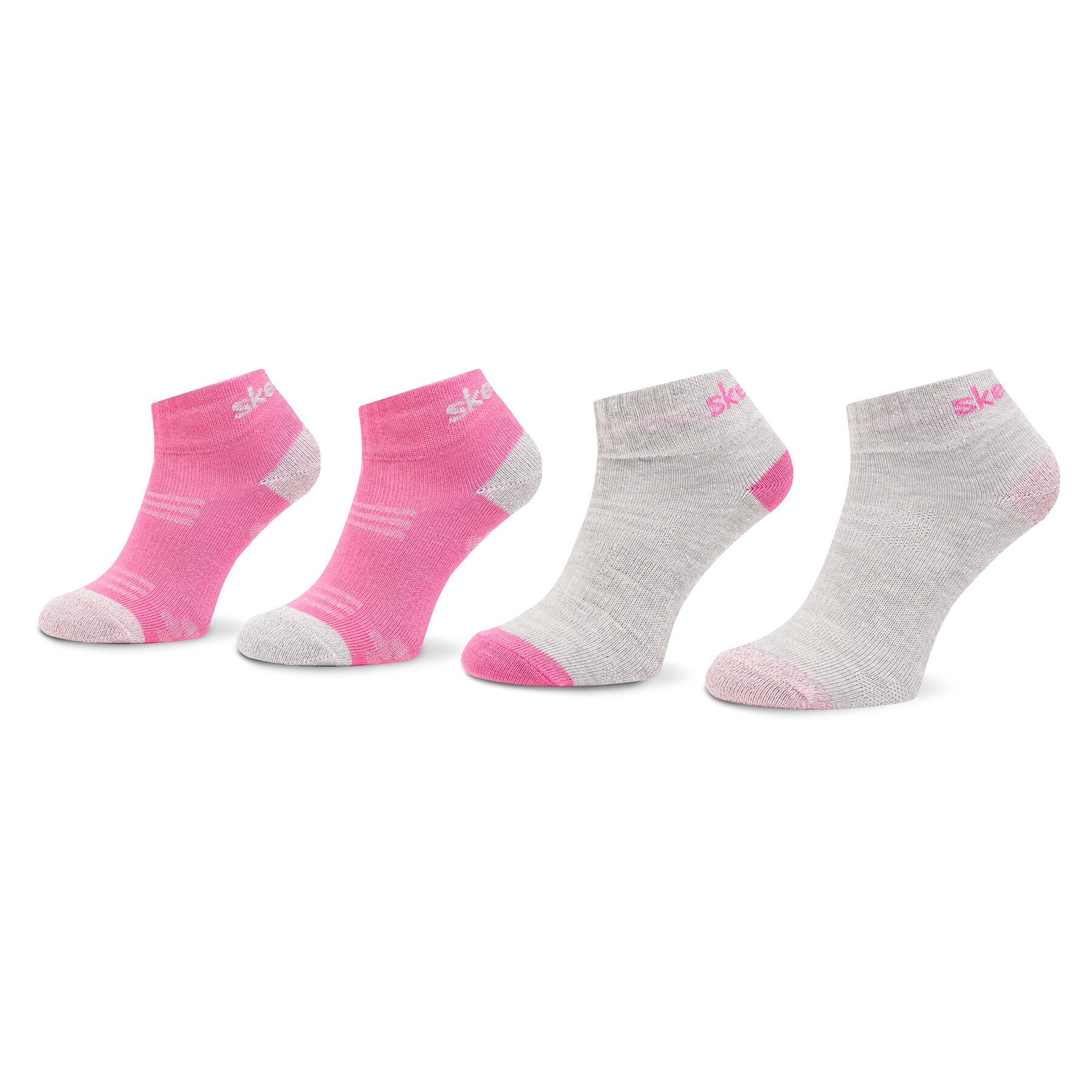 Skechers Комплект 2 чифта дълги чорапи детски 42042 Цветен - Pepit.bg