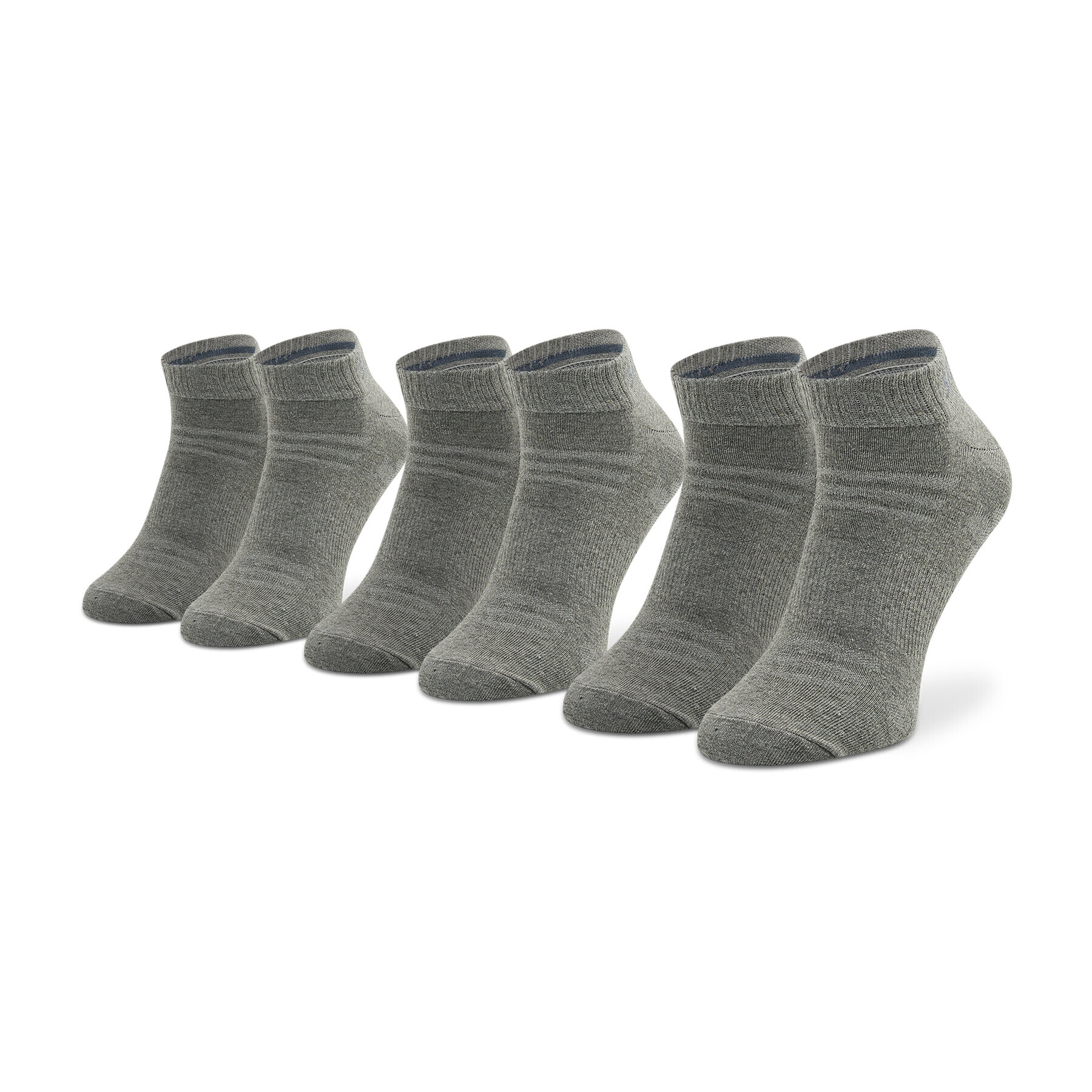 Skechers Комплект 3 чифта къси чорапи унисекс SK43022 Сив - Pepit.bg