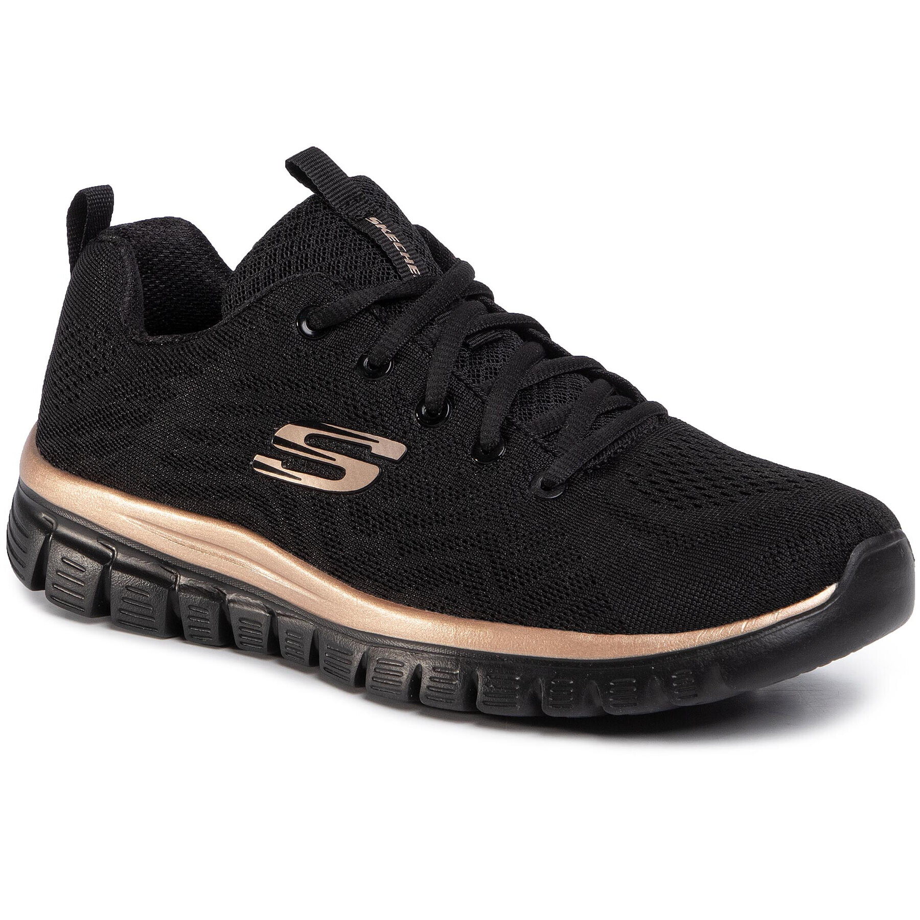 Skechers Обувки 12615 BKRG Черен - Pepit.bg