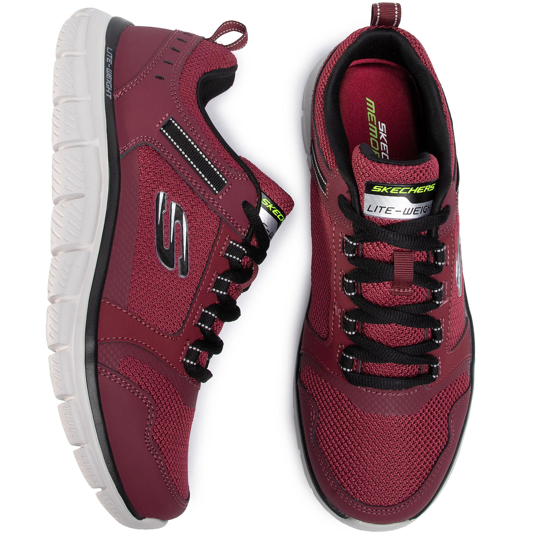 Skechers Обувки 232001 BUBK Бордо - Pepit.bg