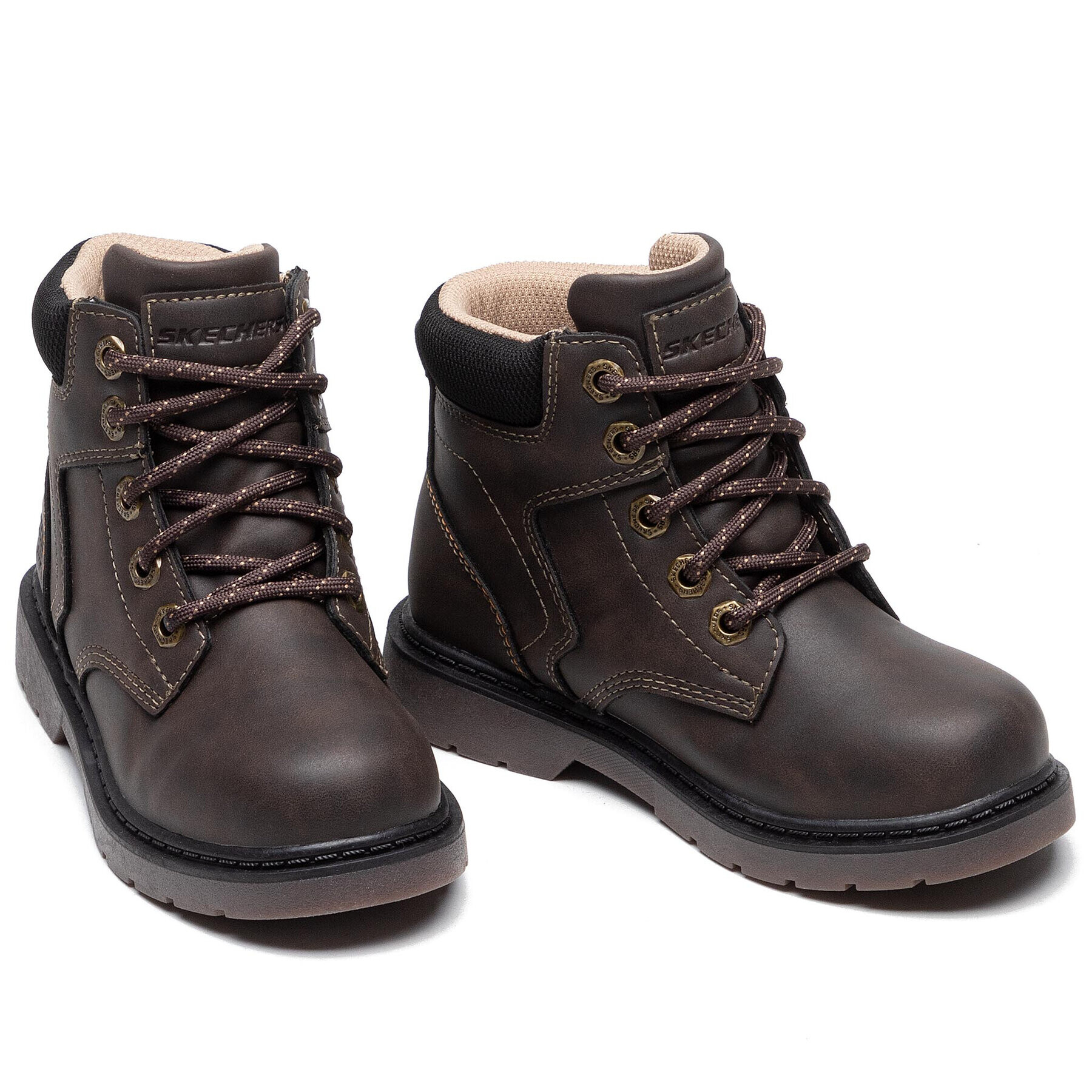 Skechers Обувки Bardley 405641L/CHOC Кафяв - Pepit.bg