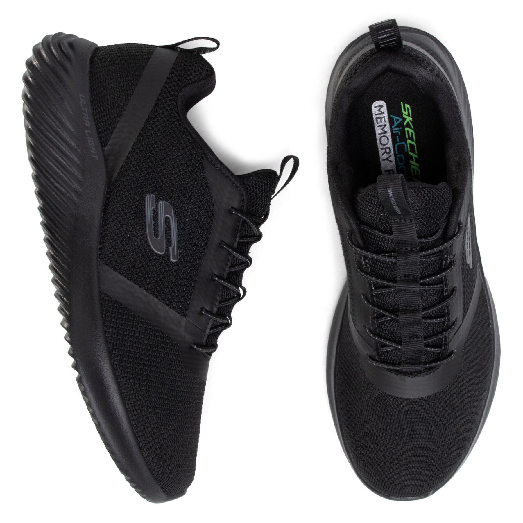 Skechers Обувки Bounder 52504/BBK Черен - Pepit.bg