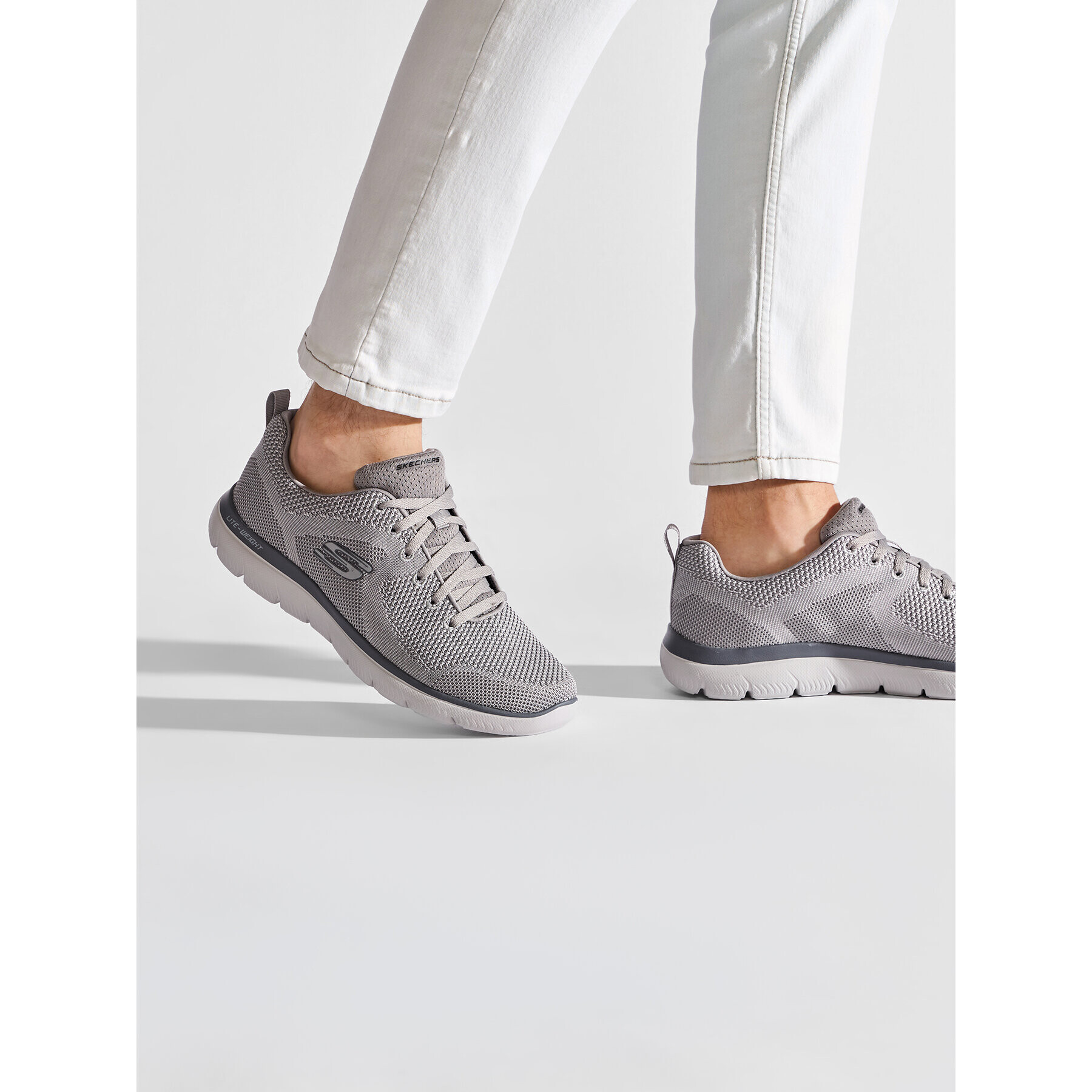 Skechers Обувки Brisbane 232057/LTGY Сив - Pepit.bg