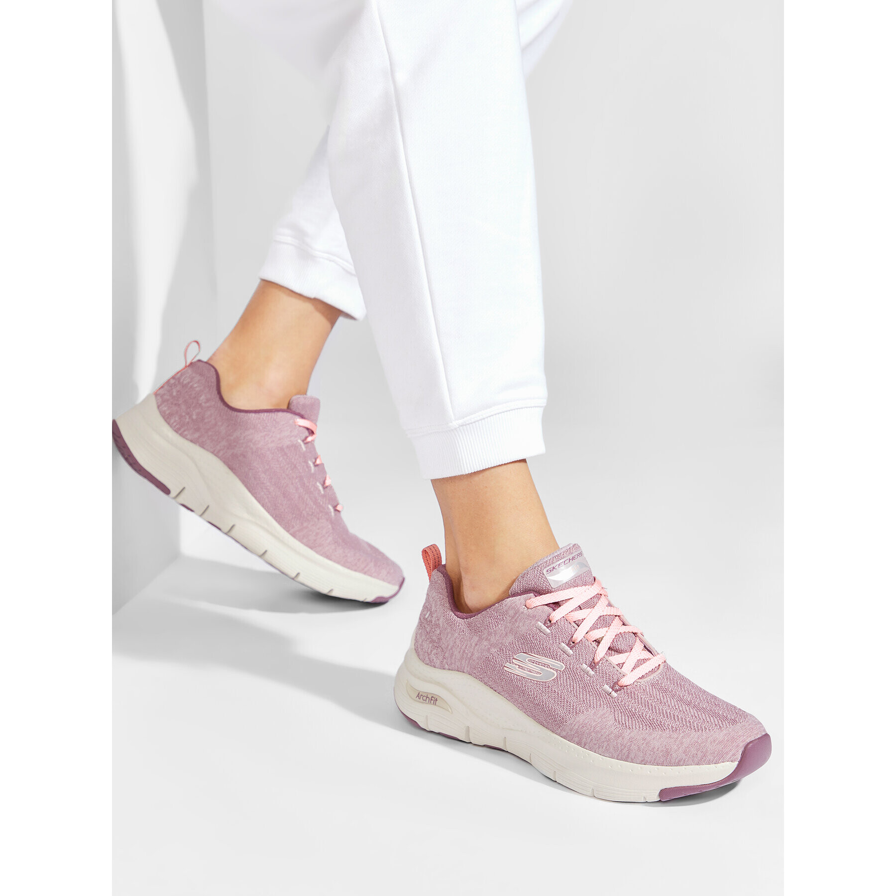 Skechers Обувки Comfy Wave 149414/MVE Розов - Pepit.bg