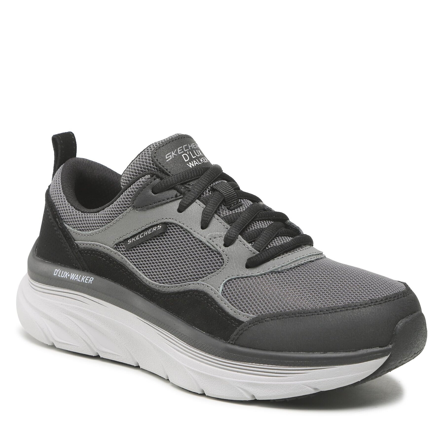 Skechers Обувки D'Lux Walker 232363/BKCC Сив - Pepit.bg