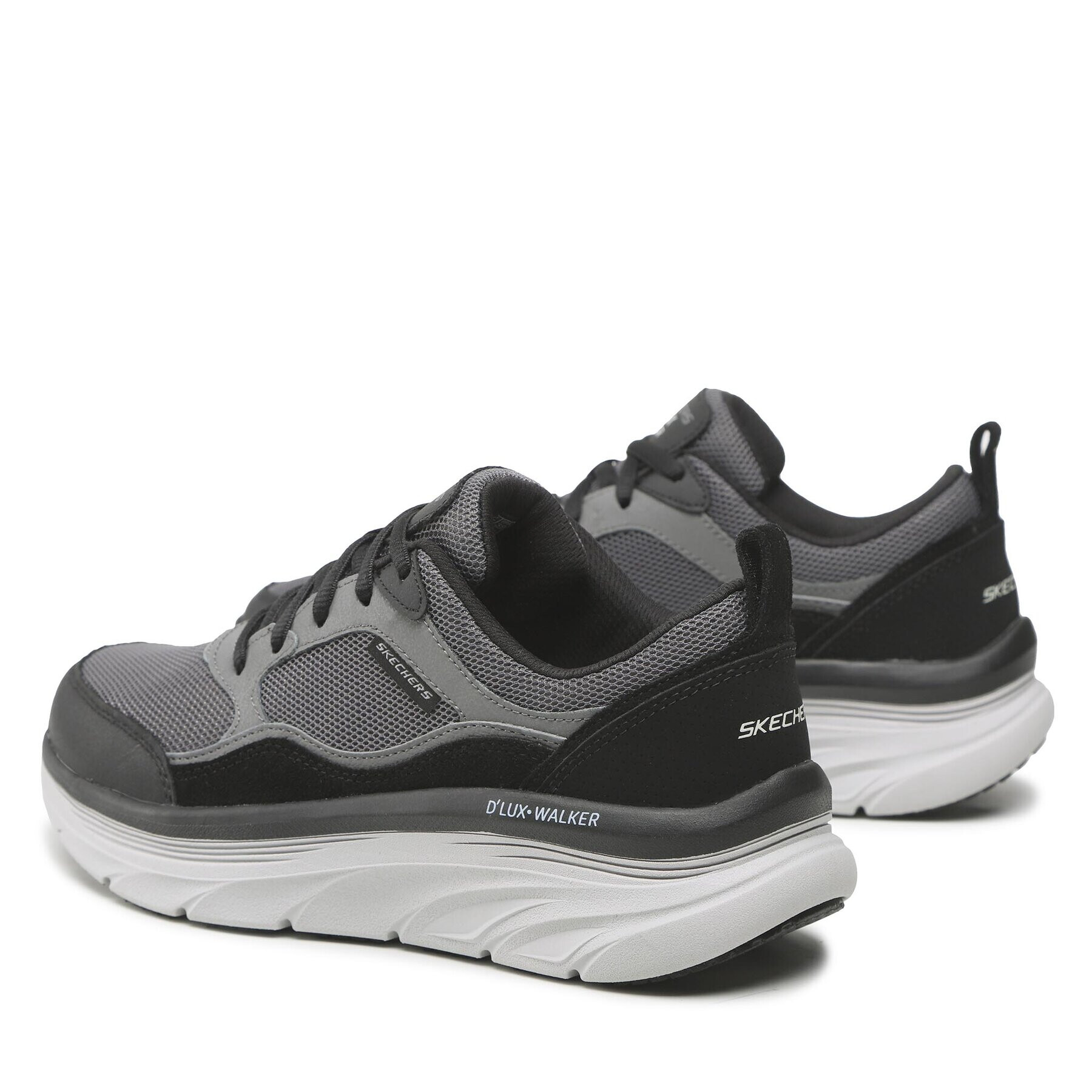 Skechers Обувки D'Lux Walker 232363/BKCC Сив - Pepit.bg