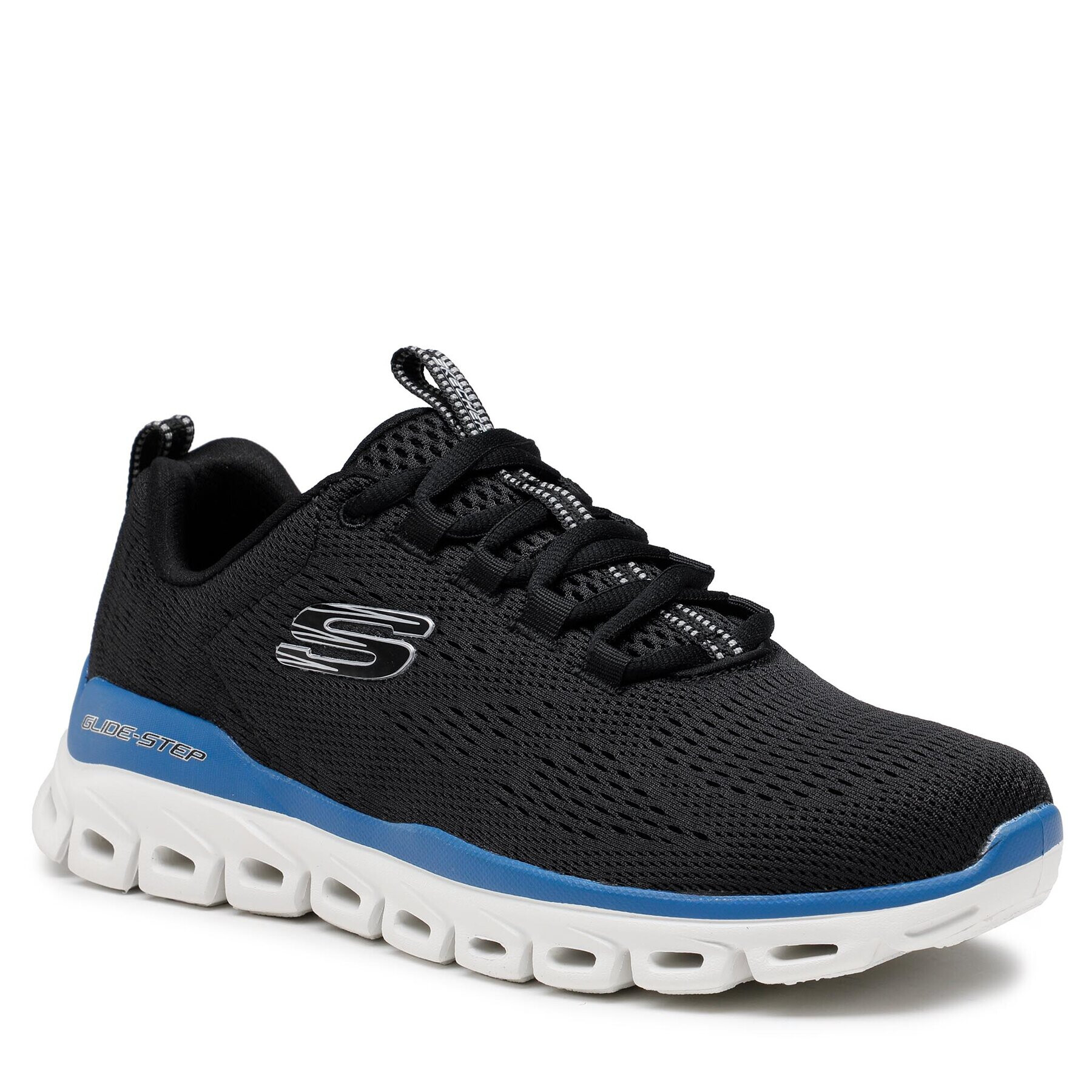 Skechers Обувки Fasten Up 232136/BKBL Черен - Pepit.bg