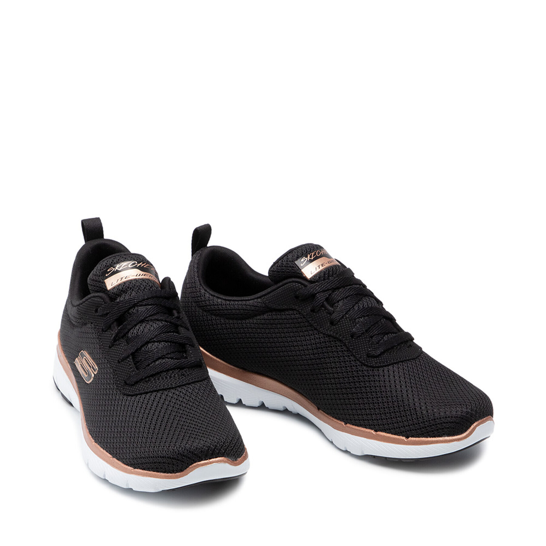 Skechers Обувки Flex Appeal 3.0 13070/BKRG Черен - Pepit.bg
